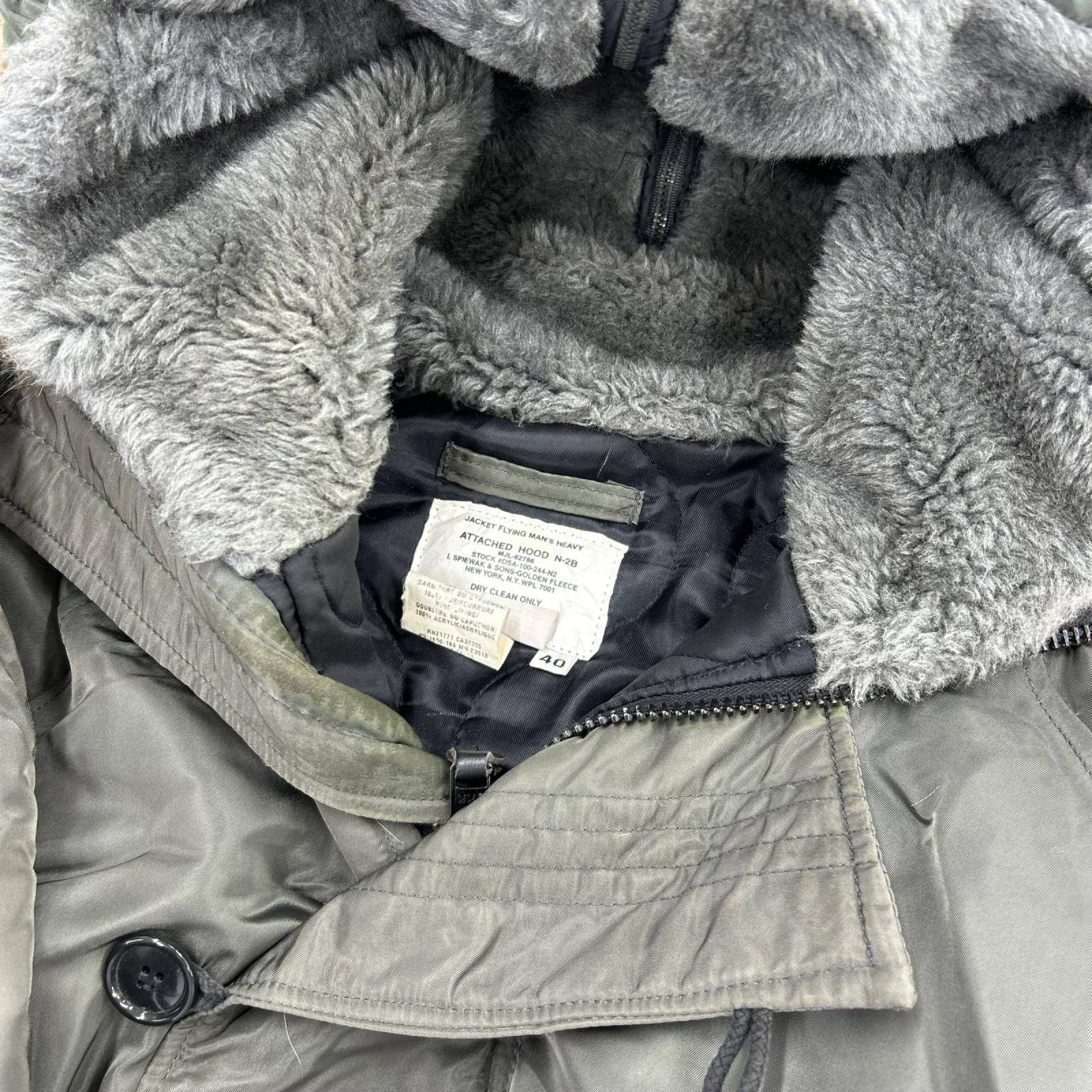 ジャケット GOLDEN FLEECE N-2Bﾌﾗｲﾄｼﾞｬｹｯﾄ USA製 40 カーキ
