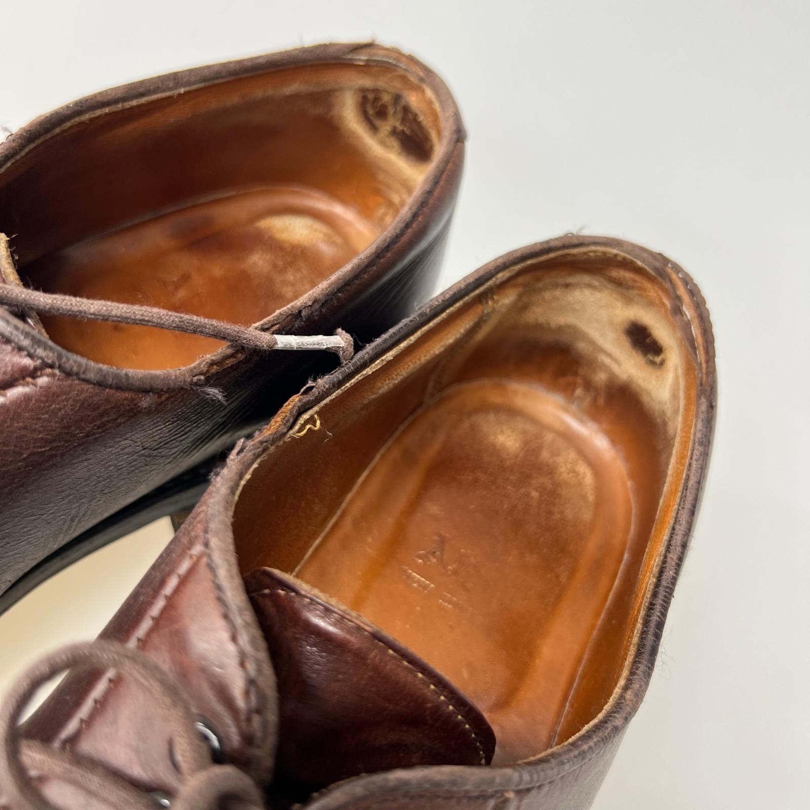 シューズ CORDOVAN PLANE TOE