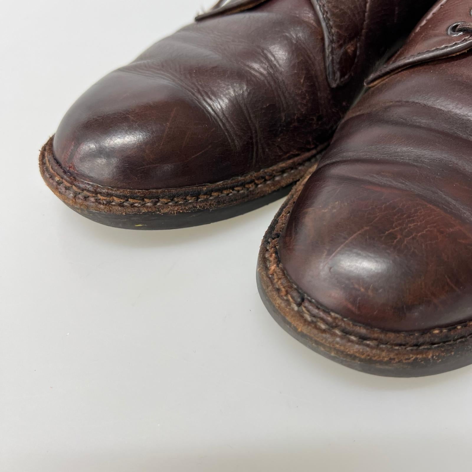 シューズ CORDOVAN PLANE TOE