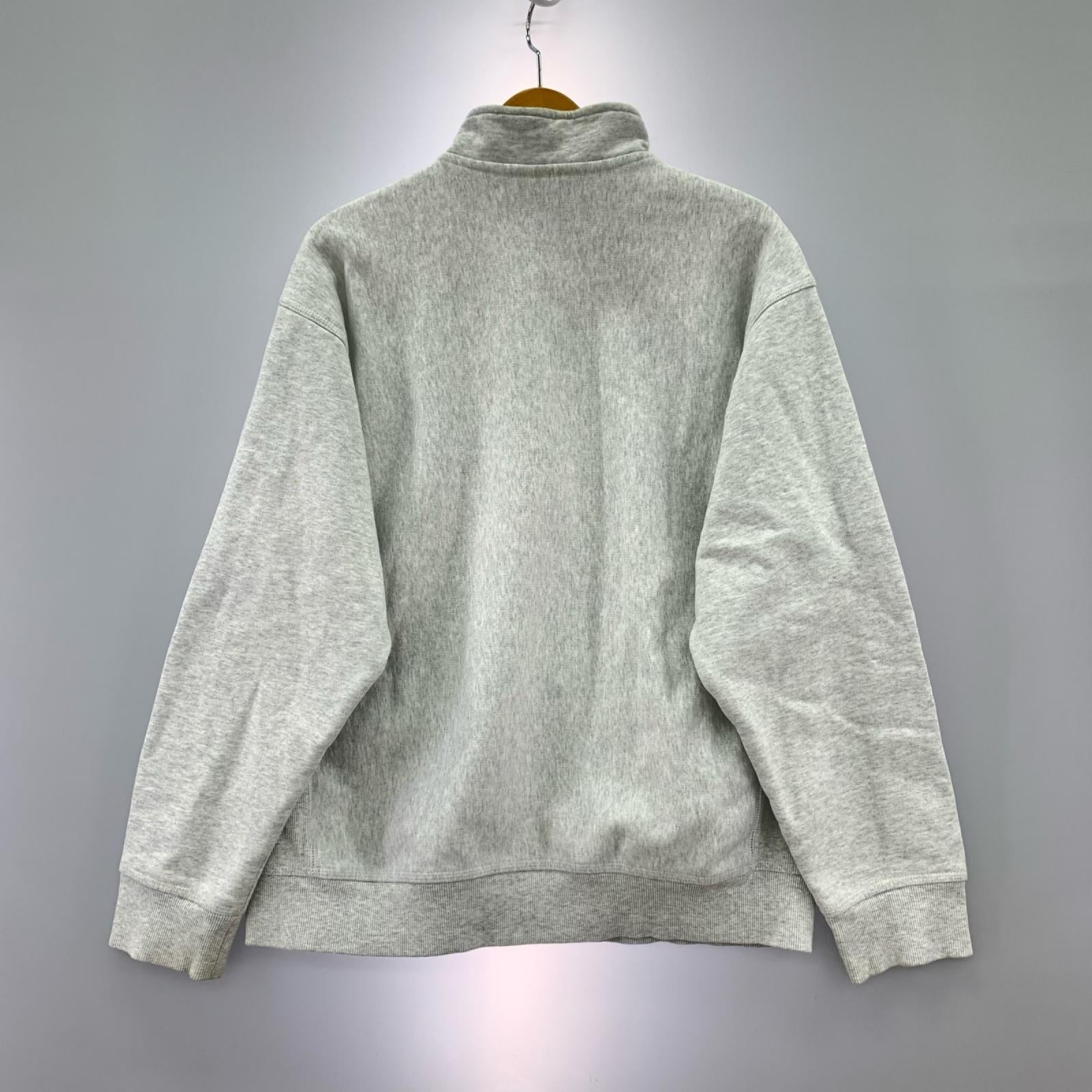 スウェット ﾊｰﾌｼﾞｯﾌﾟ GRY L L グレー