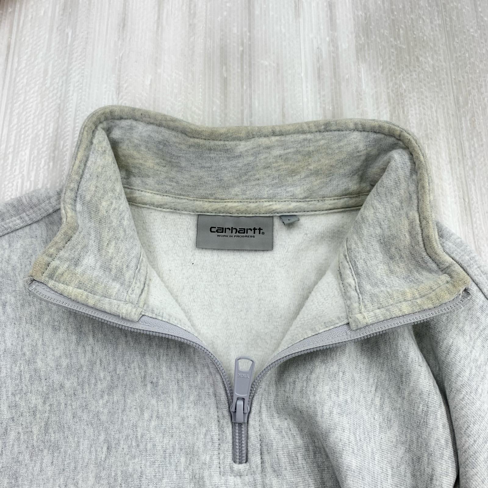 スウェット ﾊｰﾌｼﾞｯﾌﾟ GRY L L グレー