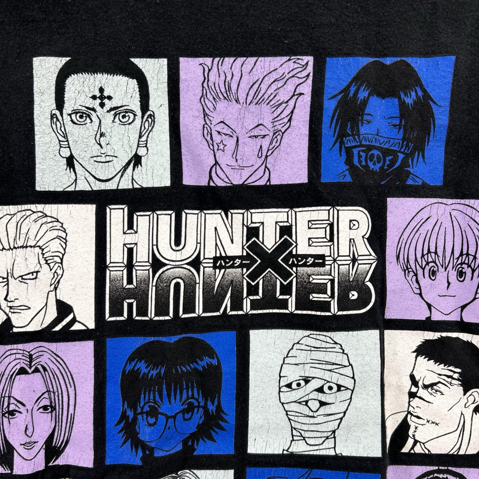 半袖Ｔシャツ HUNTER×HUNTER 幻影旅団ﾒﾝﾊﾞｰ ｱﾆﾒTee M ブラック