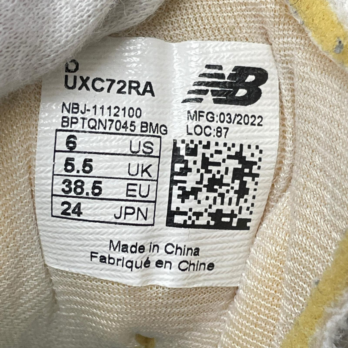 スニーカー UXC72RA グレー (24.0cm) 24cm (US6 UK5 1/2 EU38)