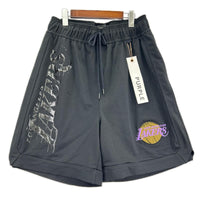 ショートパンツ ×mitchell&ness LAKER'S ショートパンツ BLK S ブラック