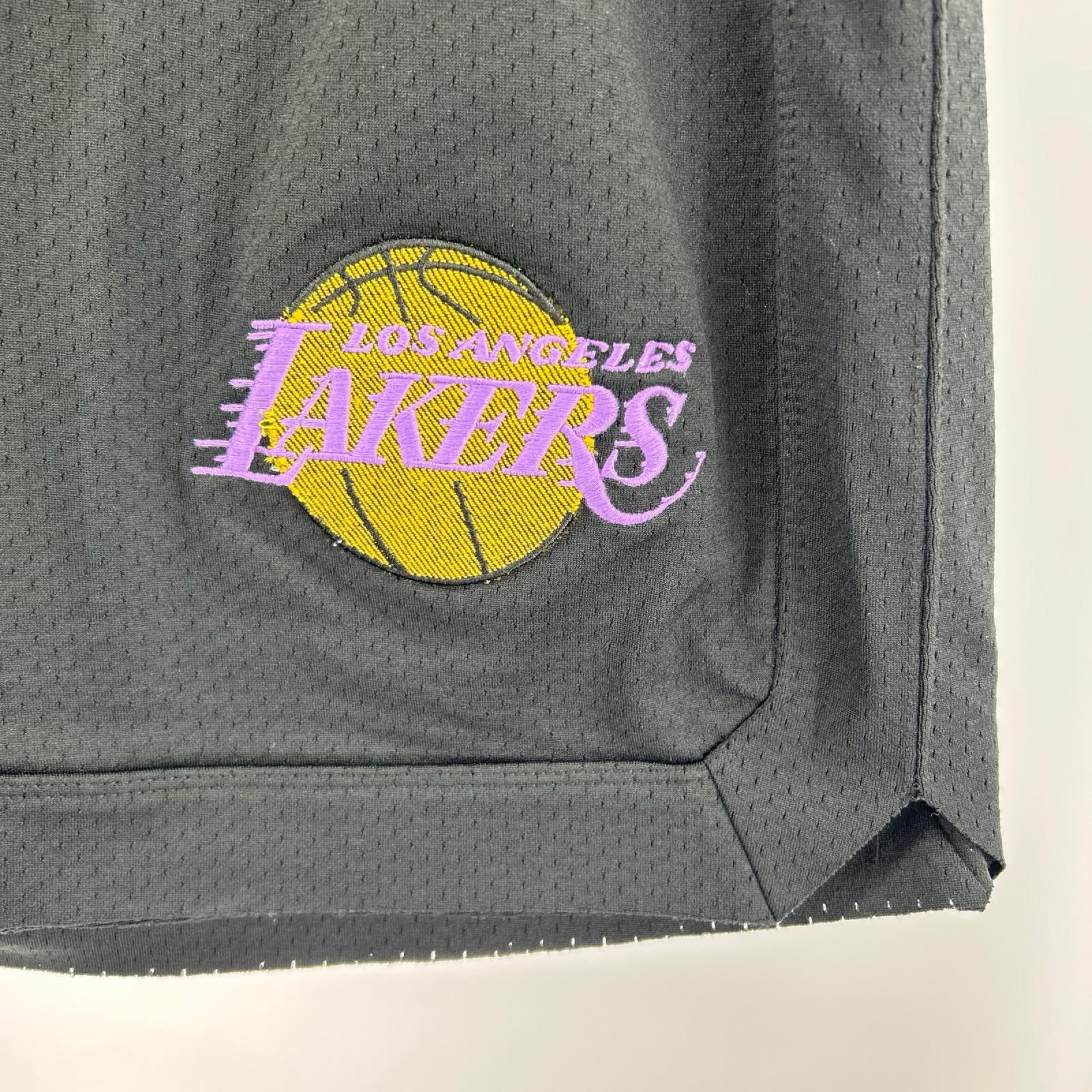 ショートパンツ ×mitchell&ness LAKER'S ショートパンツ BLK S ブラック