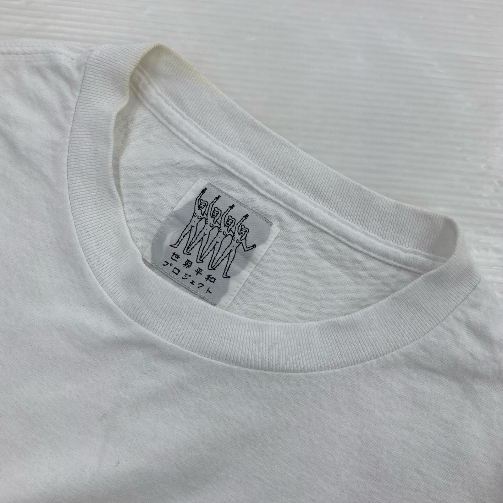 半袖Ｔシャツ 世界平和ﾌﾟﾛｼﾞｪｸﾄ L ホワイト