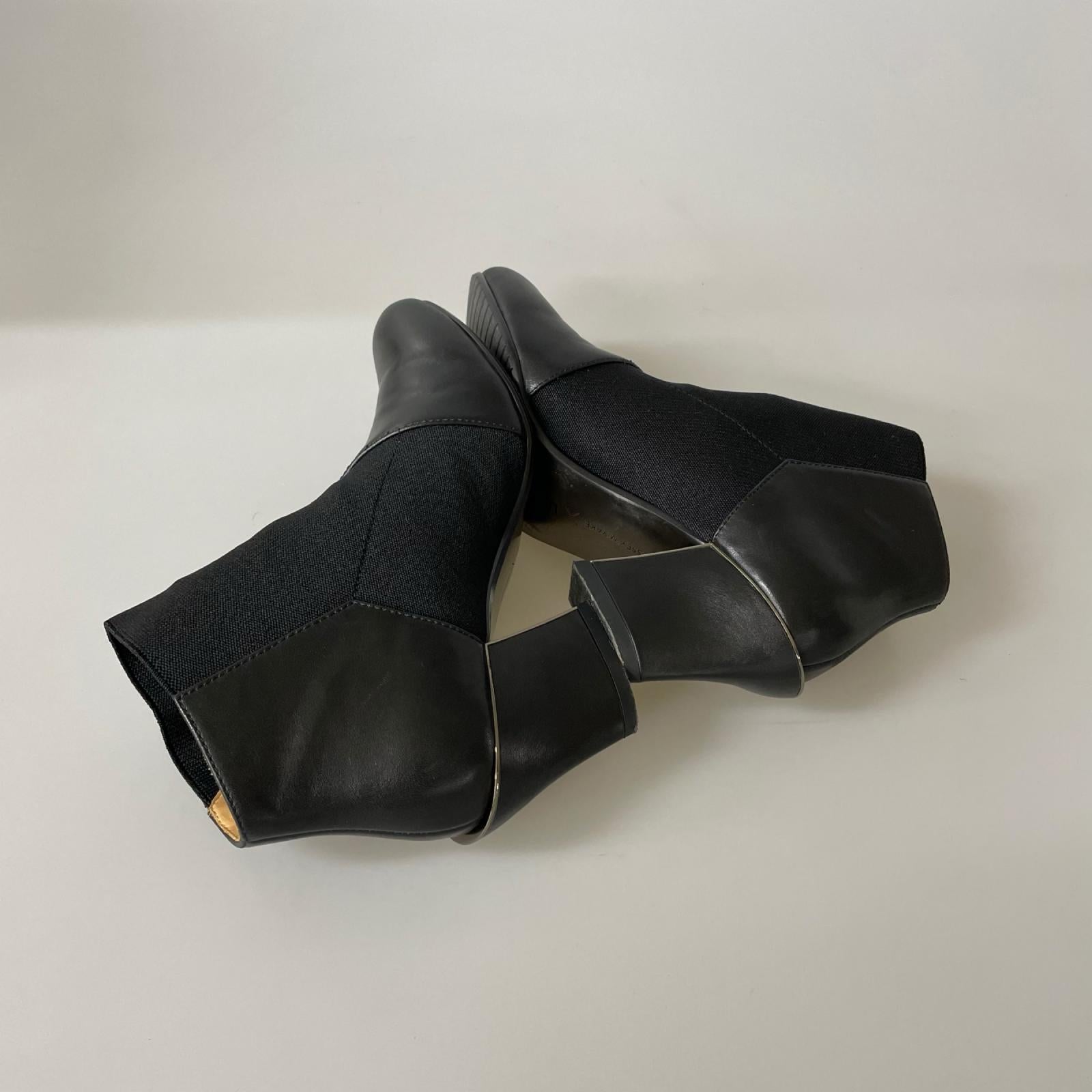 ブーツ ISSEY MIYAKE×UNITED NUDE ﾚｻﾞｰｼｮｰﾄﾌﾞｰﾂ ﾌﾞﾗｯｸ （38） 38 ブラック