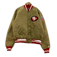 ブルゾン NFL San Francisco ｽﾀｼﾞｬﾝ ｺﾞｰﾙﾄﾞｶﾗｰ (L) L ベージュ
