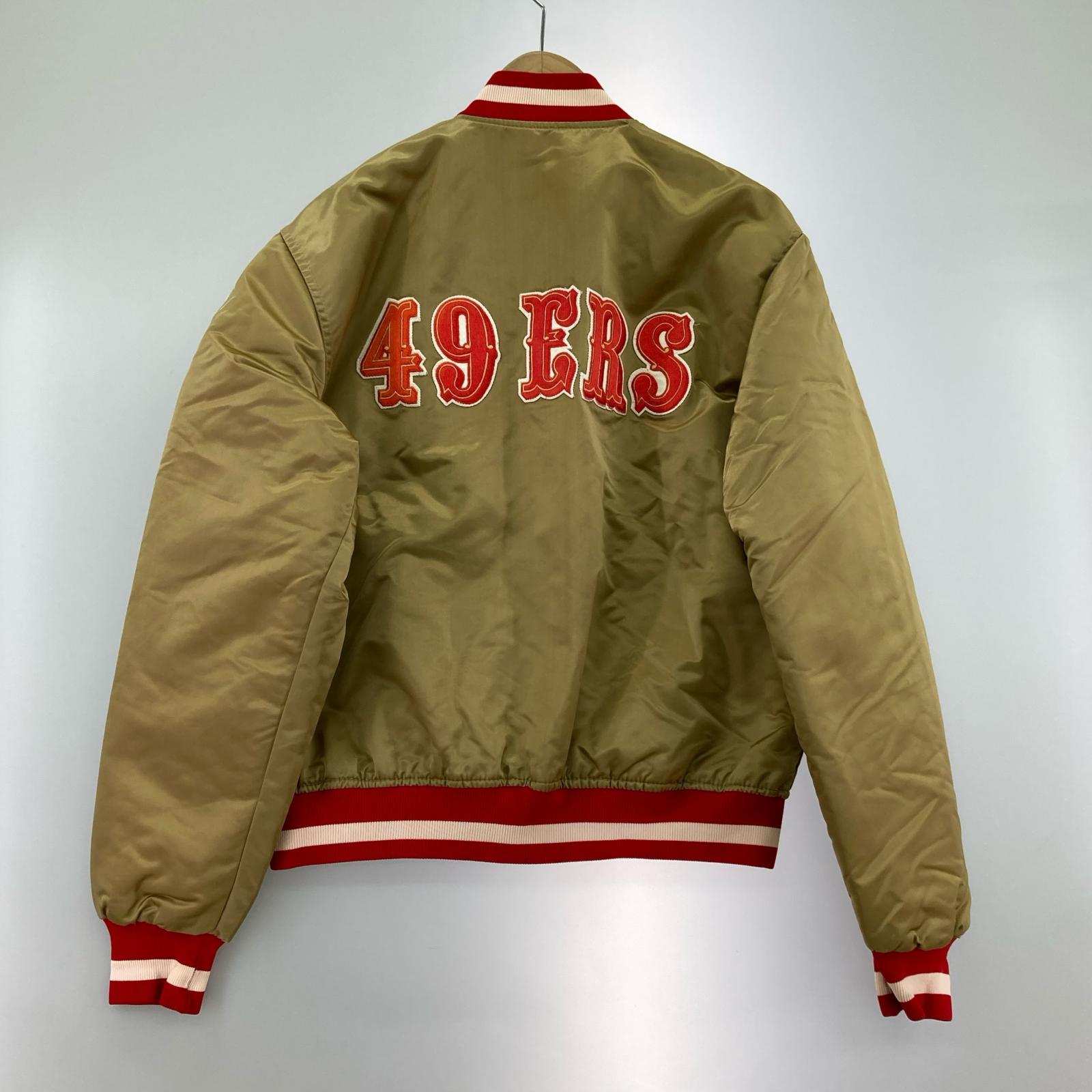 ブルゾン NFL San Francisco ｽﾀｼﾞｬﾝ ｺﾞｰﾙﾄﾞｶﾗｰ (L) L ベージュ