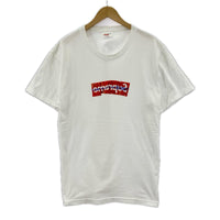 半袖Ｔシャツ Supreme×COMME des GARCONS SHIRT 17SS Box Logo Tee White ボックスロゴTee L 白 L ホワイト