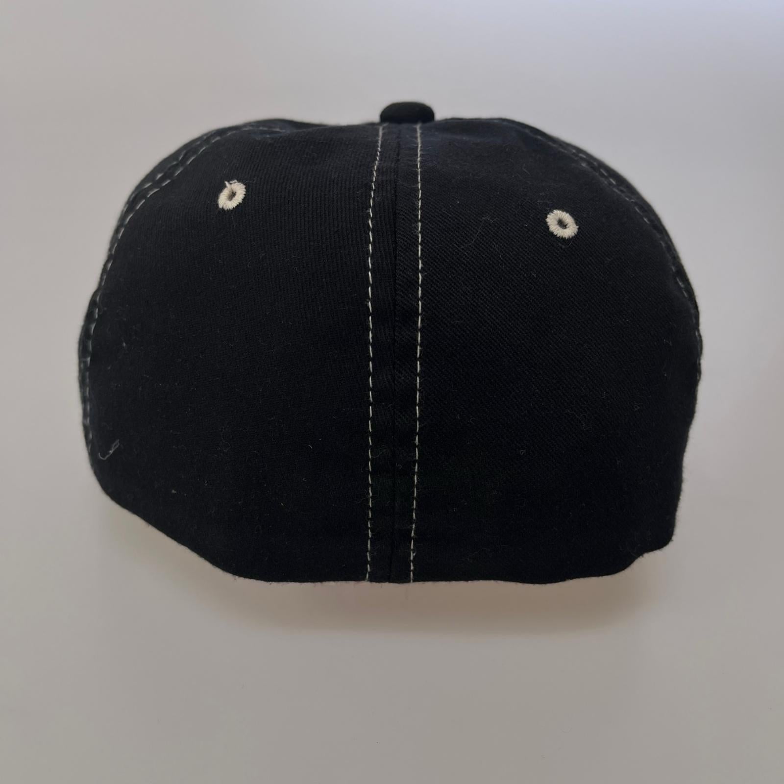 キャップ OLD STUSSY ｽﾃｯﾁ ﾌﾞﾗｯｸ ブラック
