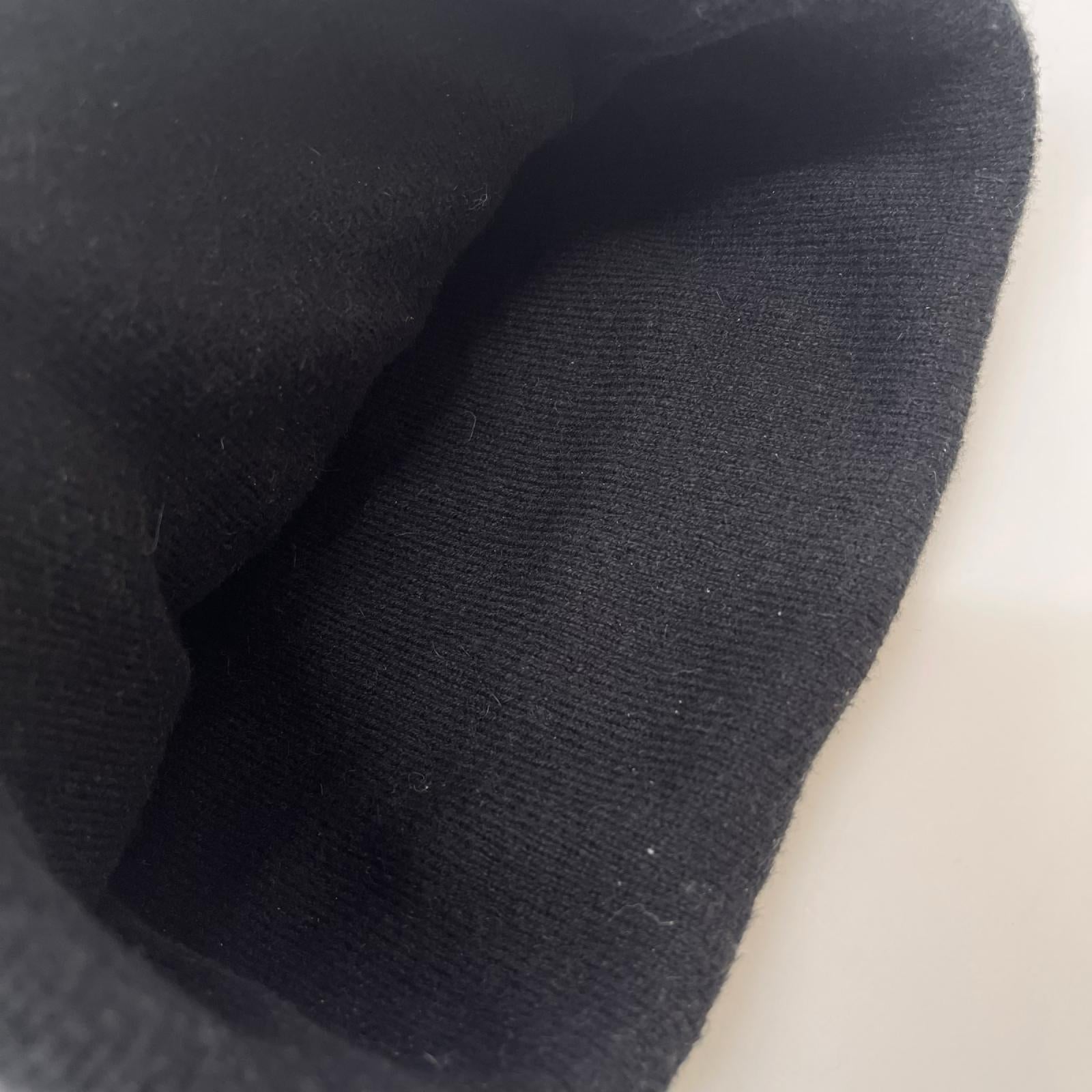 ニットキャップ Big Logo Beanie ﾌﾞﾗｯｸ ブラック