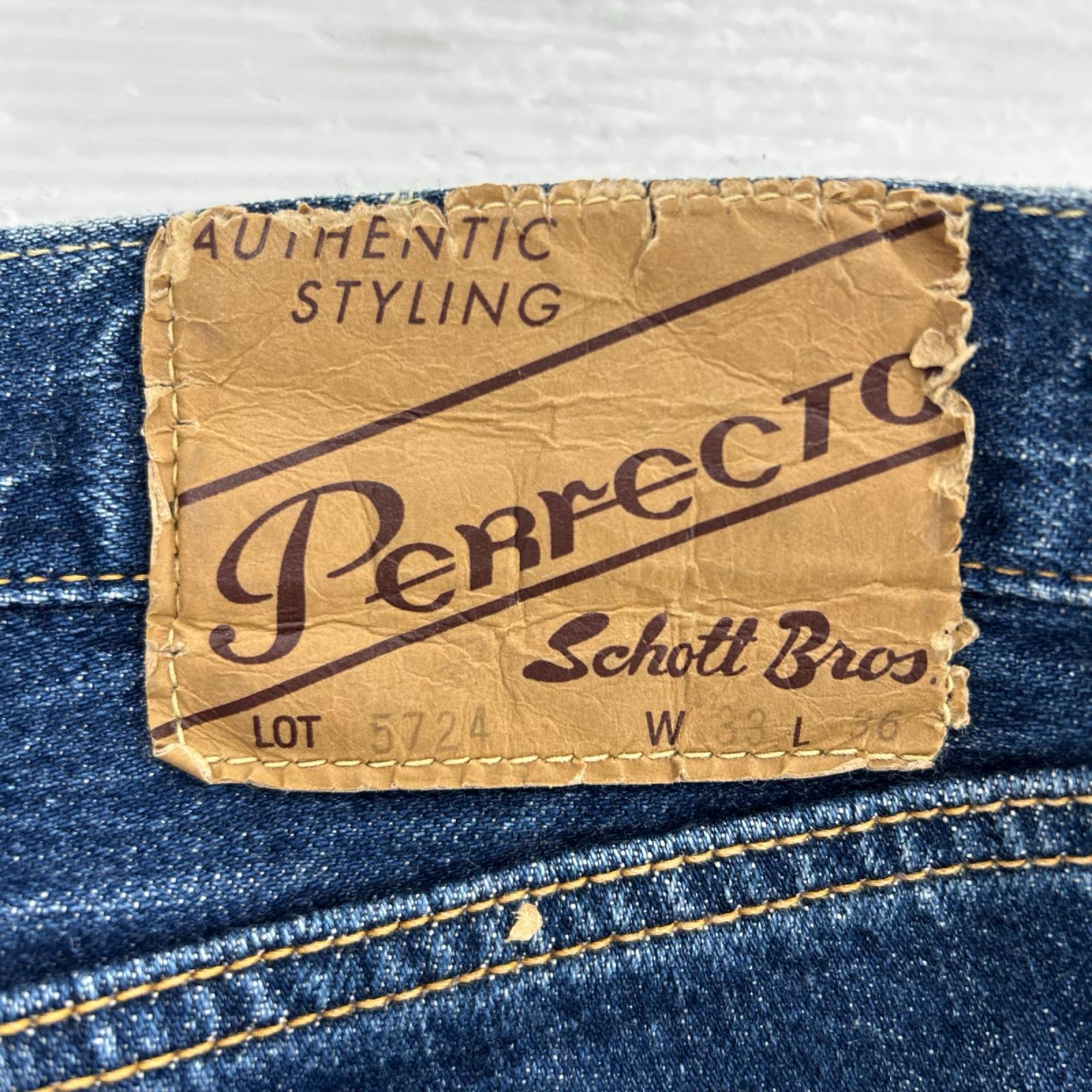 デニムパンツ Perfect Lot.5724 ﾃﾞﾆﾑﾊﾟﾝﾂ ｲﾝﾃﾞｨｺﾞ 33 ブルー