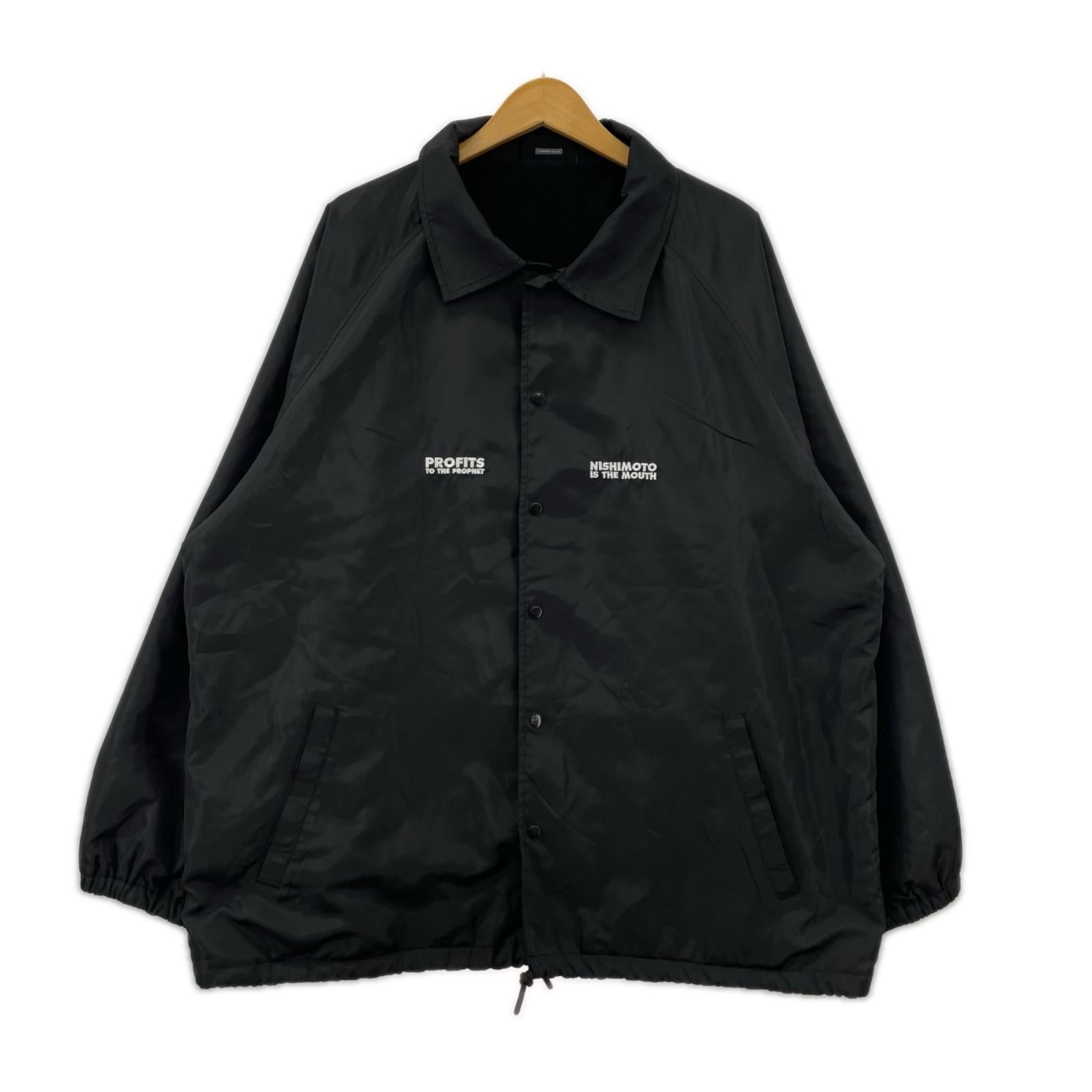 ジャケット ナイロンコーチジャケット (XL-2XL) ブラック ブラック