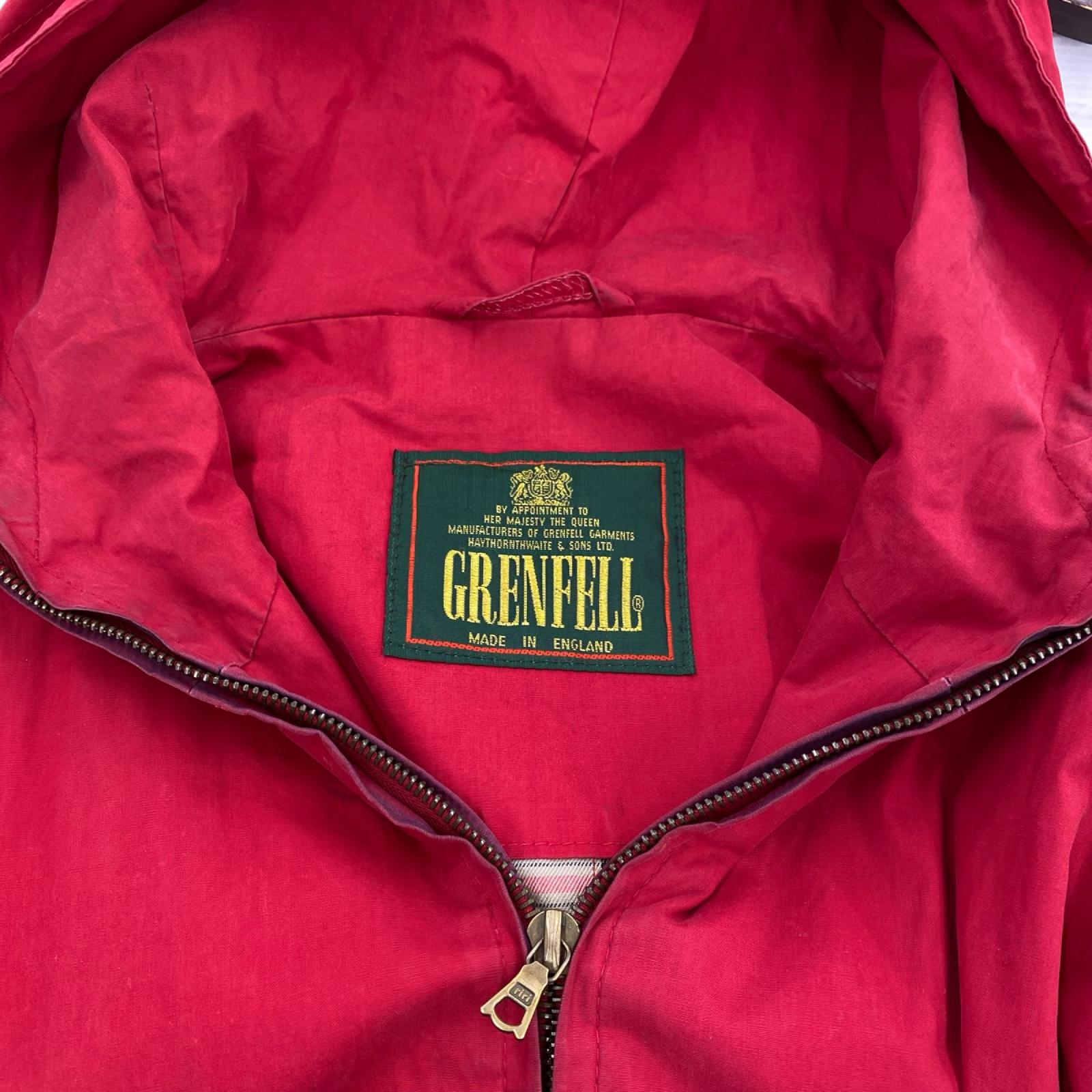 ジャケット GRENFELL　70s ririジップ 42 レッド