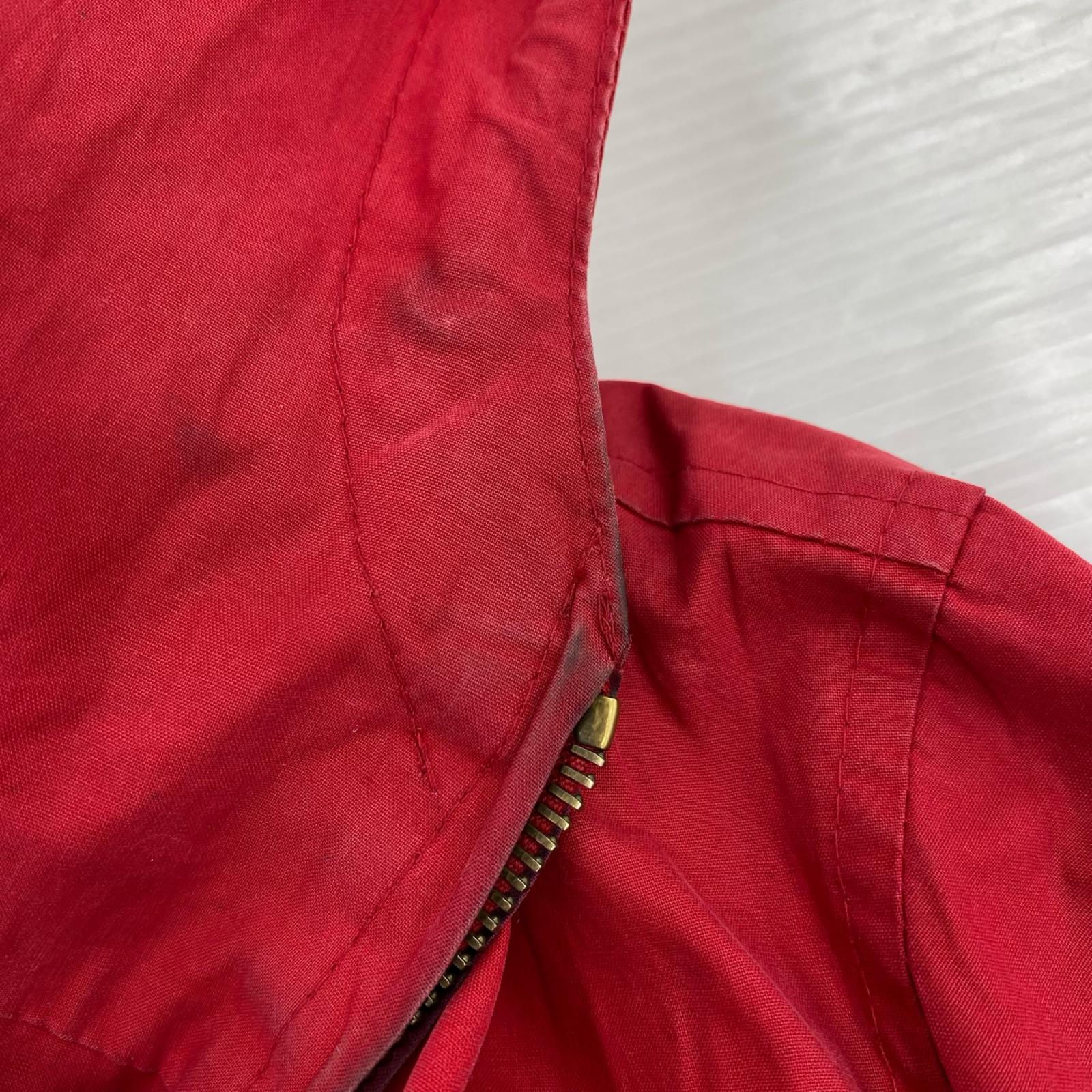 ジャケット GRENFELL　70s ririジップ 42 レッド