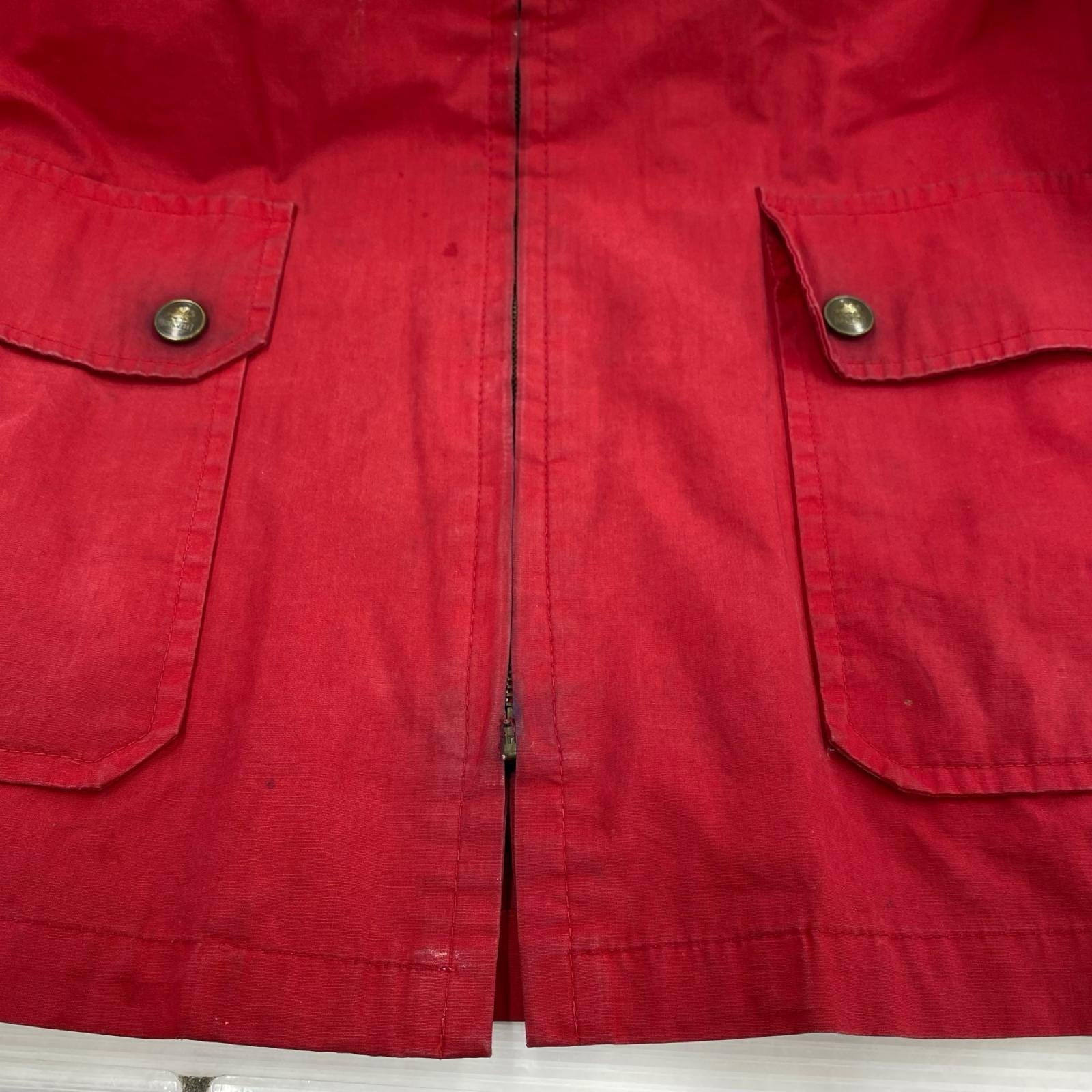 ジャケット GRENFELL　70s ririジップ 42 レッド