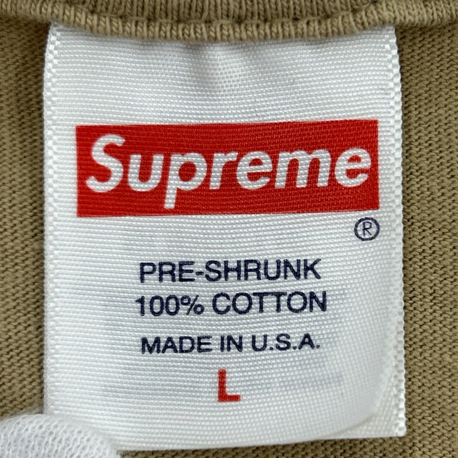 半袖Ｔシャツ 23AW BOX LOGO TEE L ベージュ