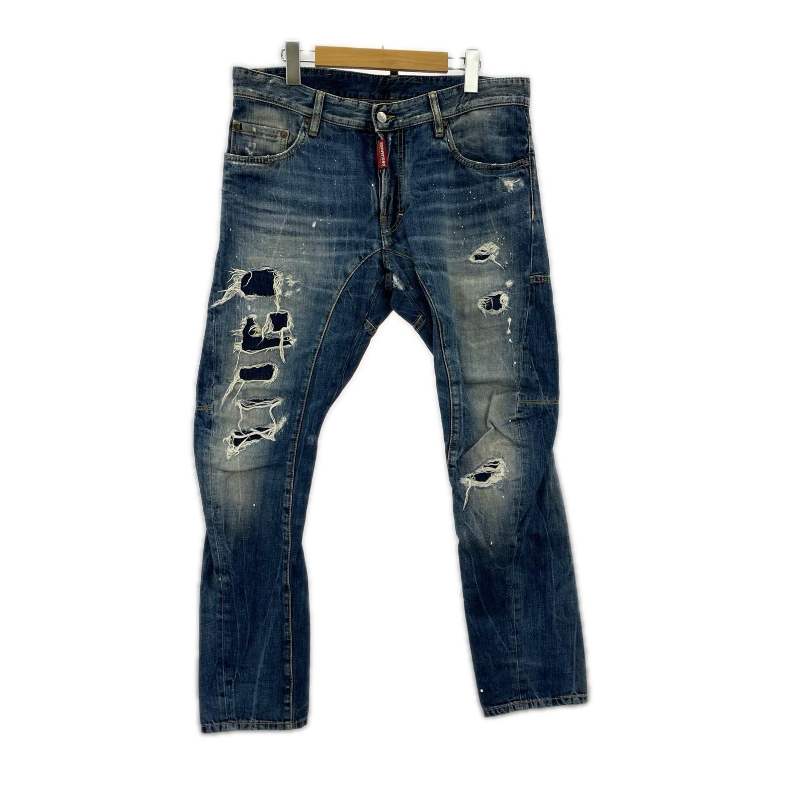 デニムパンツ TIDY BIKER JEAN（50）ｲﾝﾃﾞｨｺﾞ 50 ブルー