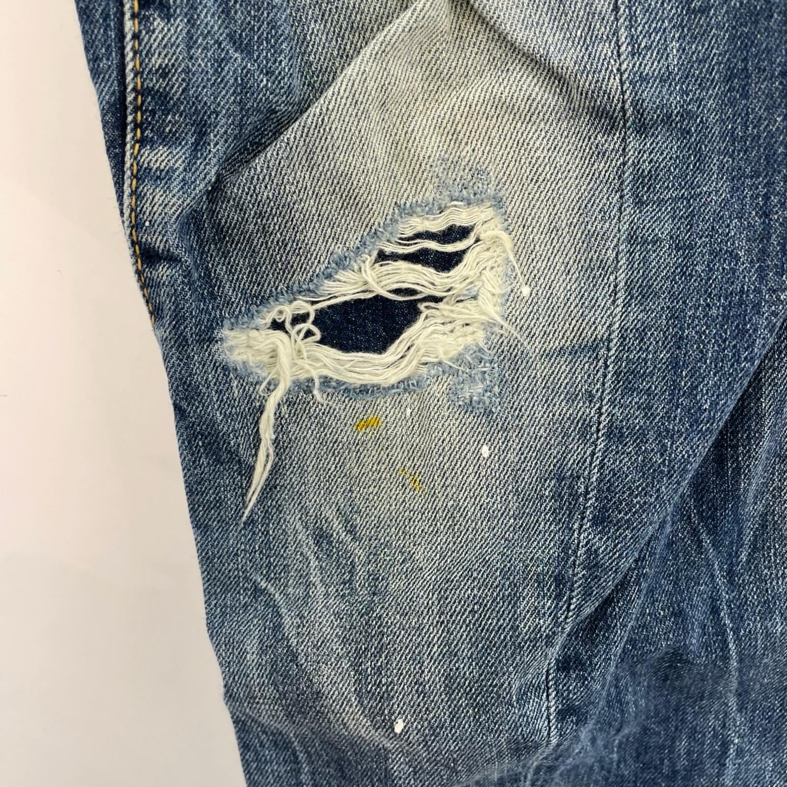デニムパンツ TIDY BIKER JEAN（50）ｲﾝﾃﾞｨｺﾞ 50 ブルー