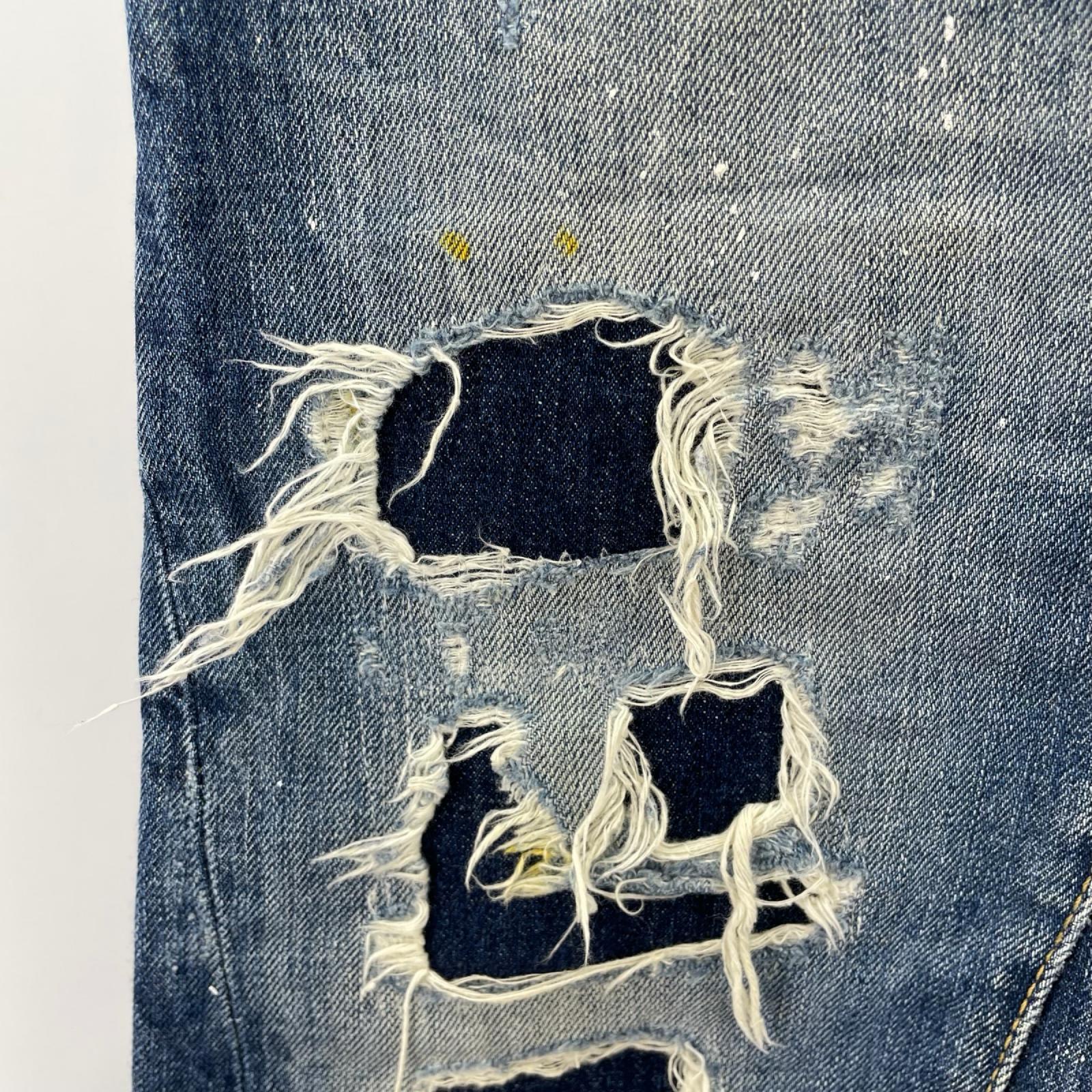 デニムパンツ TIDY BIKER JEAN（50）ｲﾝﾃﾞｨｺﾞ 50 ブルー
