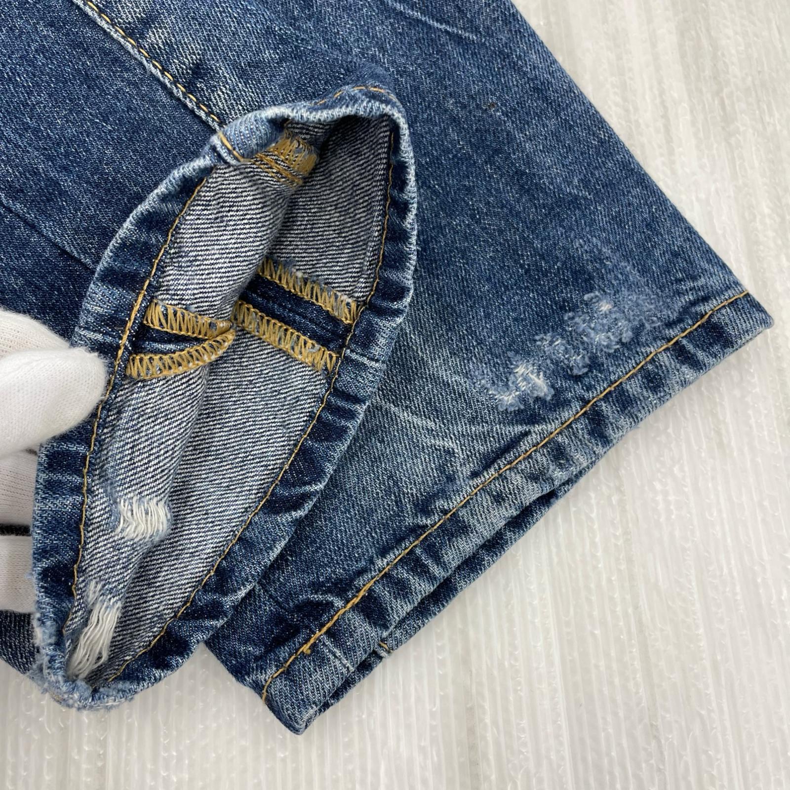 デニムパンツ TIDY BIKER JEAN（50）ｲﾝﾃﾞｨｺﾞ 50 ブルー