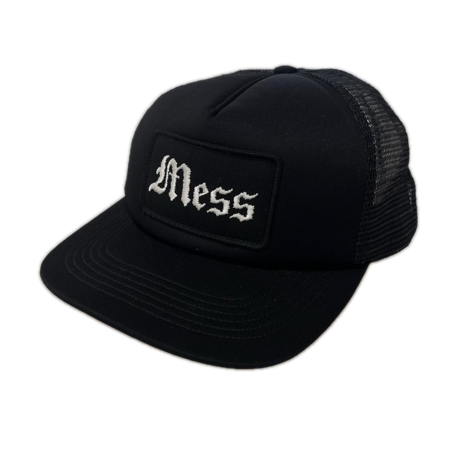 キャップ 23AW MESS MESH ﾌﾞﾗｯｸ ブラック