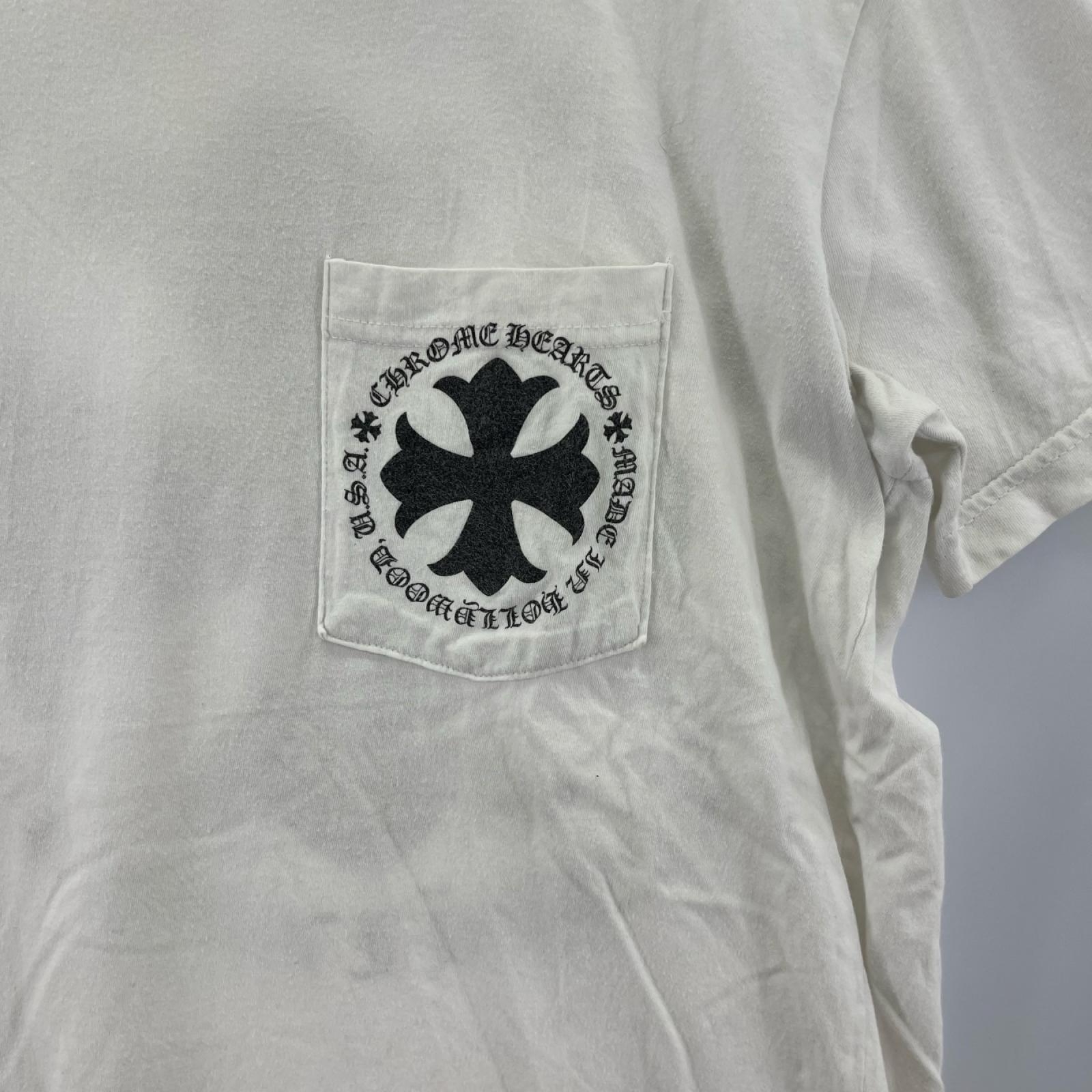 半袖Ｔシャツ ｻｰｸﾙﾛｺﾞﾎﾟｹｯﾄTee 白 (M) M ホワイト