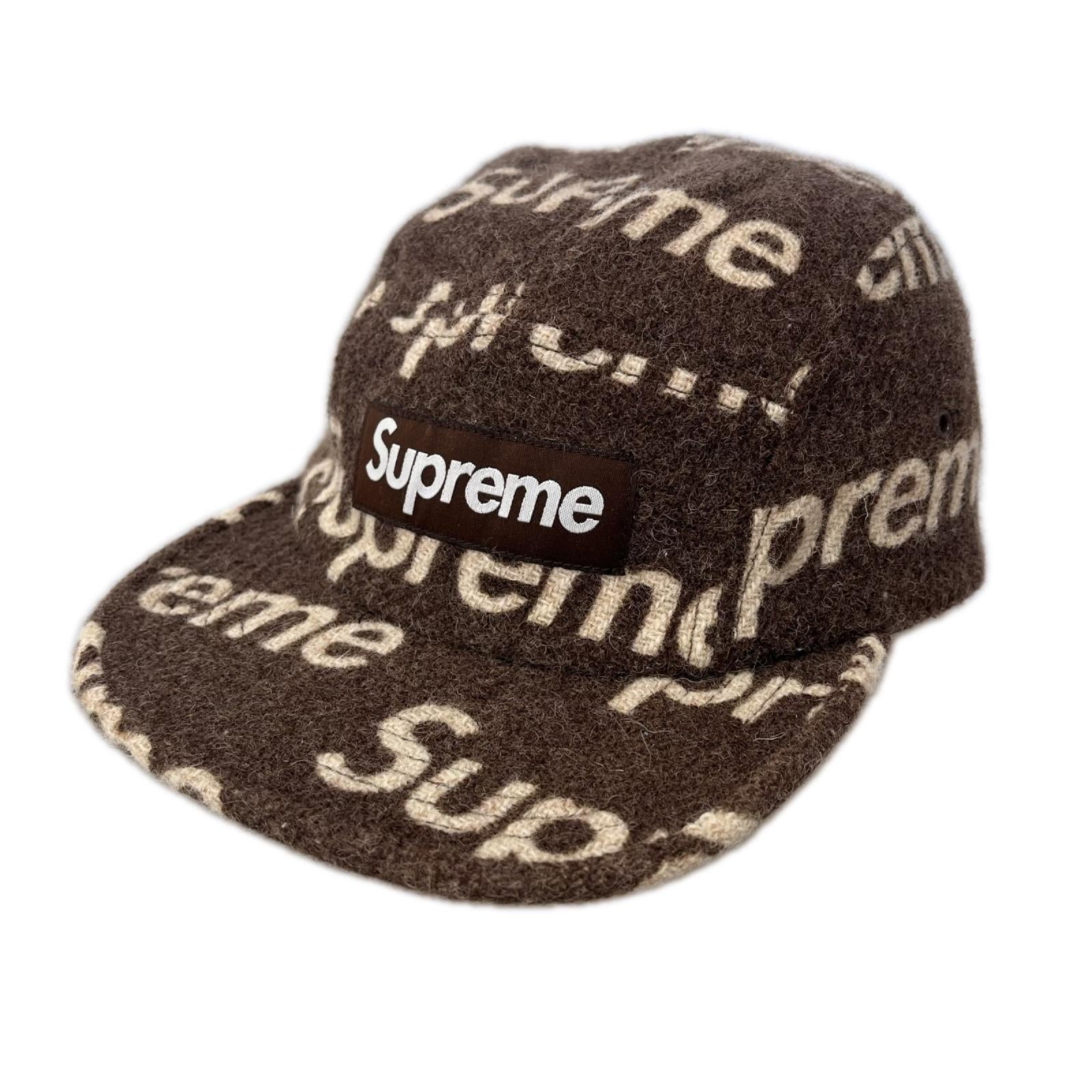 キャップ 18AW Harris Tweed Camp Cap 茶 ブラウン
