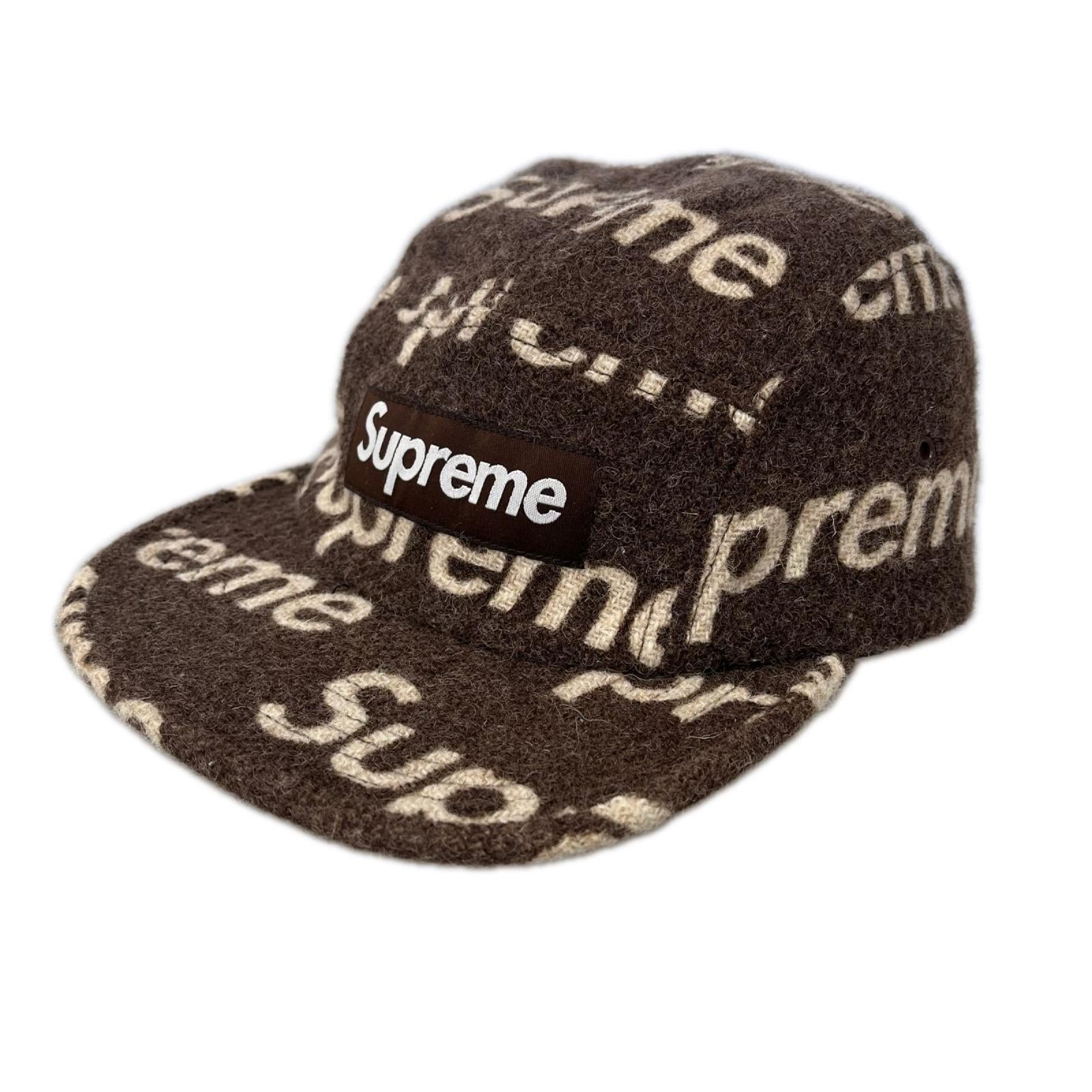 キャップ 18AW Harris Tweed Camp Cap 茶 ブラウン