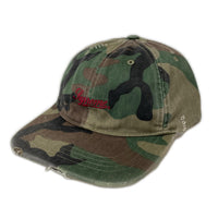 キャップ 25AW/DISTRESSED SCRIPT 6-PANEL CAMO