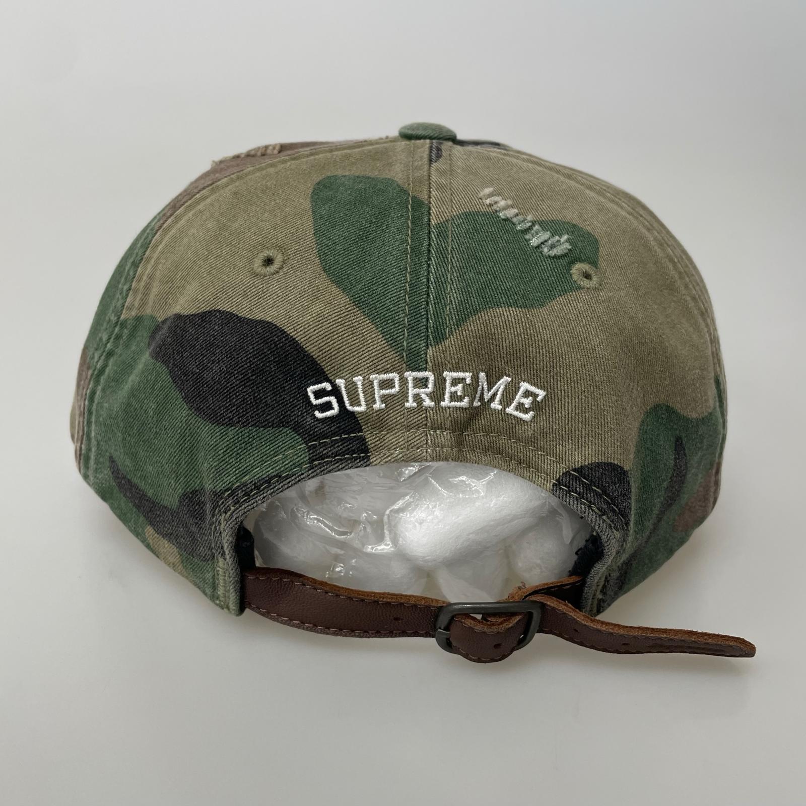 キャップ 25AW/DISTRESSED SCRIPT 6-PANEL CAMO