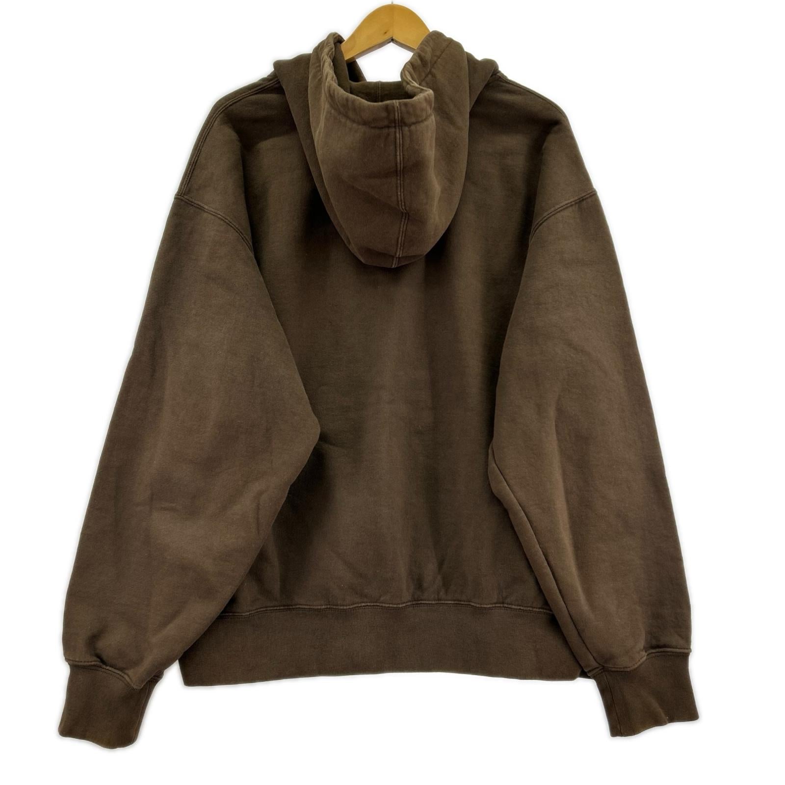 パーカー 25AW/Small Box Zip Up Hooded Sweatshirt M ブラウン