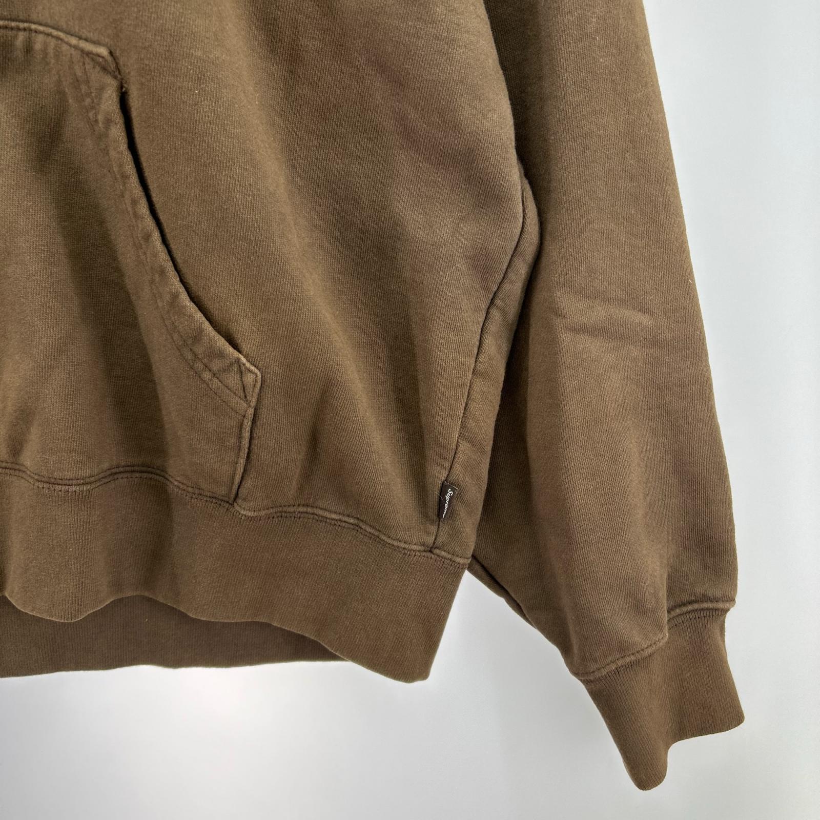 パーカー 25AW/Small Box Zip Up Hooded Sweatshirt M ブラウン