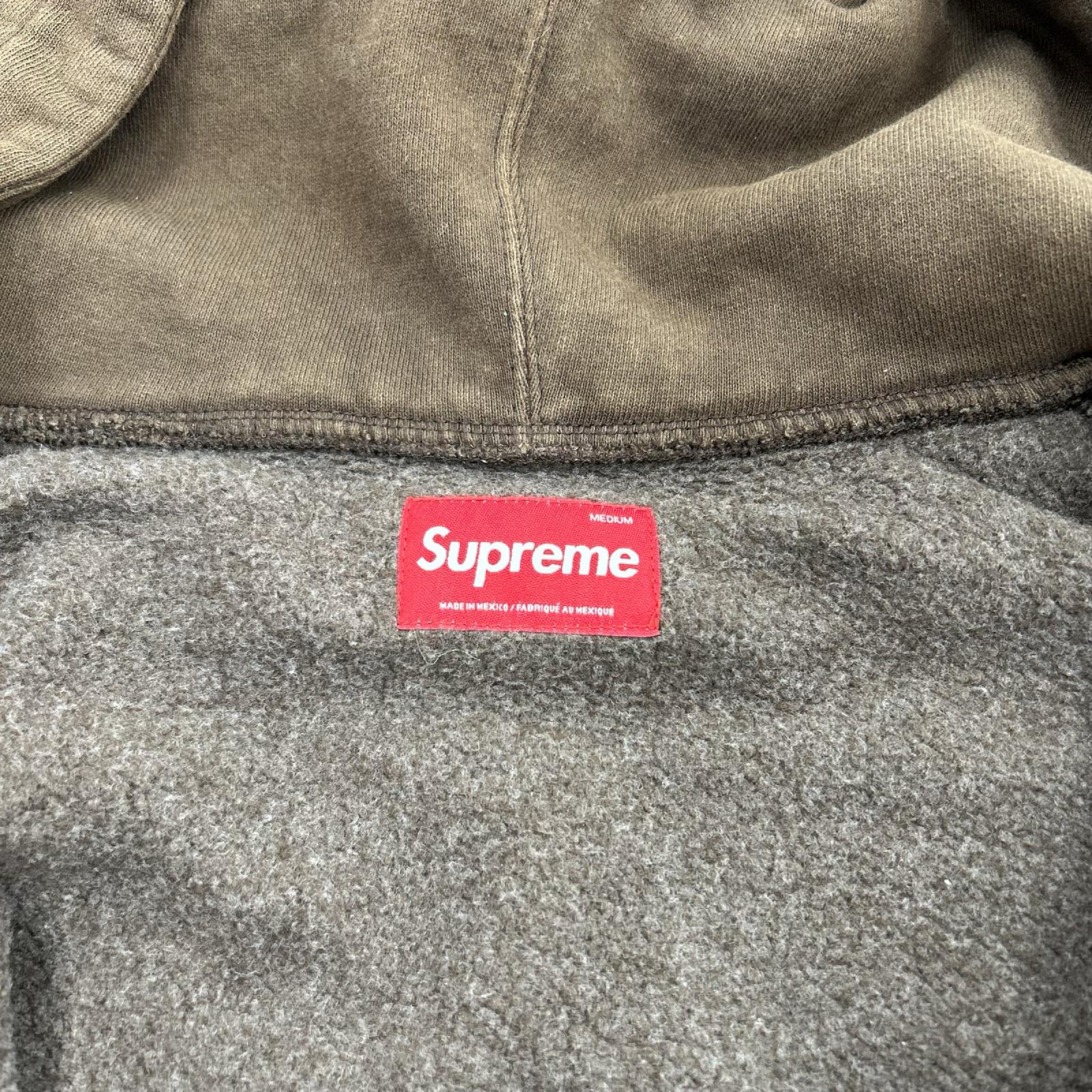 パーカー 25AW/Small Box Zip Up Hooded Sweatshirt M ブラウン