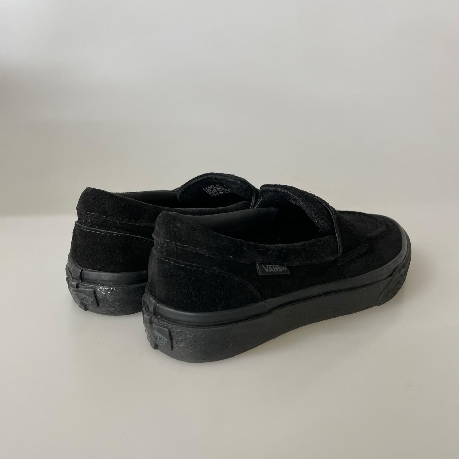 ローファー VANS LOAFER V196CF 黒（24.5） 24.5cm (US6 1/2 UK6 EU39) ブラック