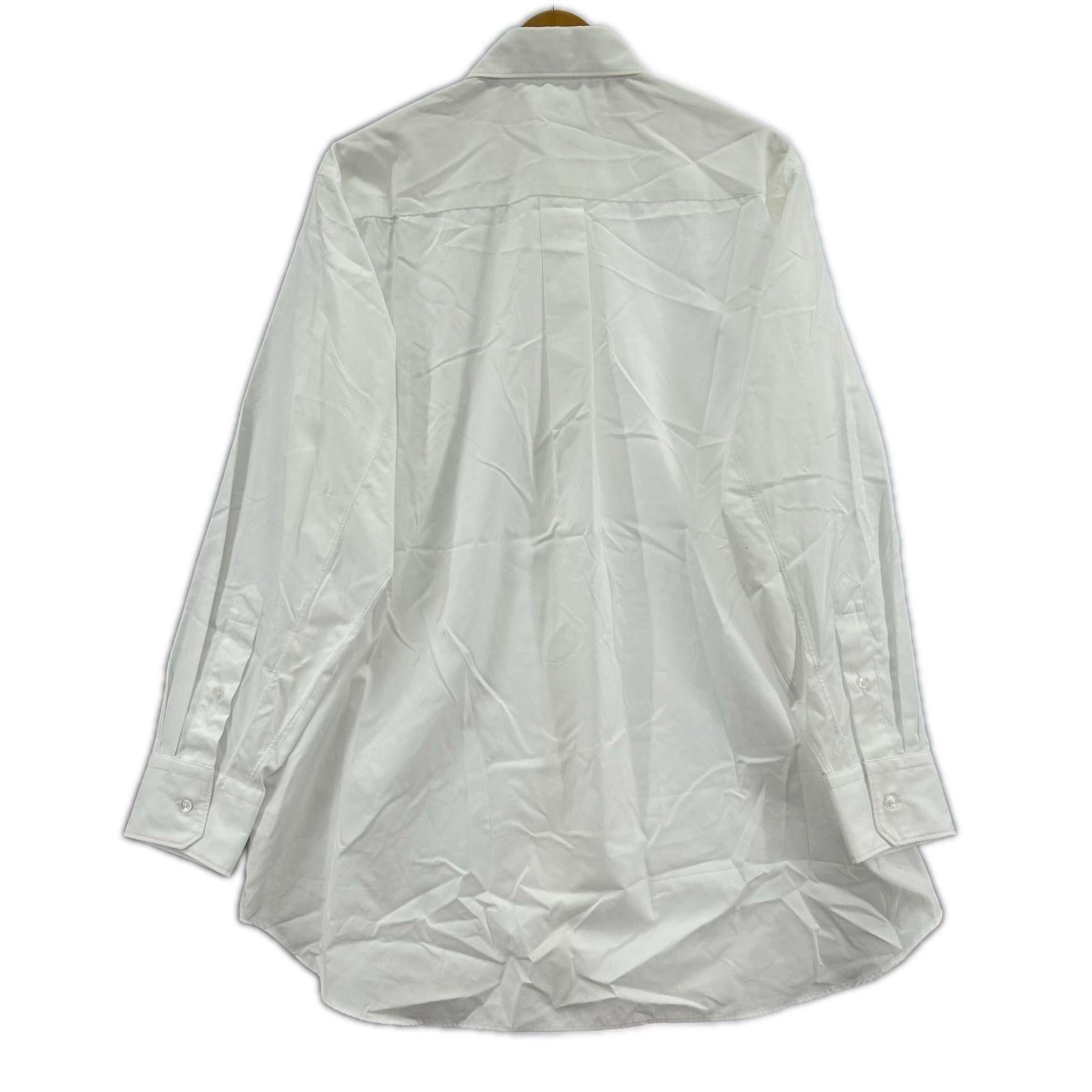 長袖シャツ LOEFF LSｼｬﾂ ｺｯﾄﾝﾌﾞﾛｰﾄﾞｶﾗｰｼｬﾂ 8881-250-0050 白（1） 1 ホワイト