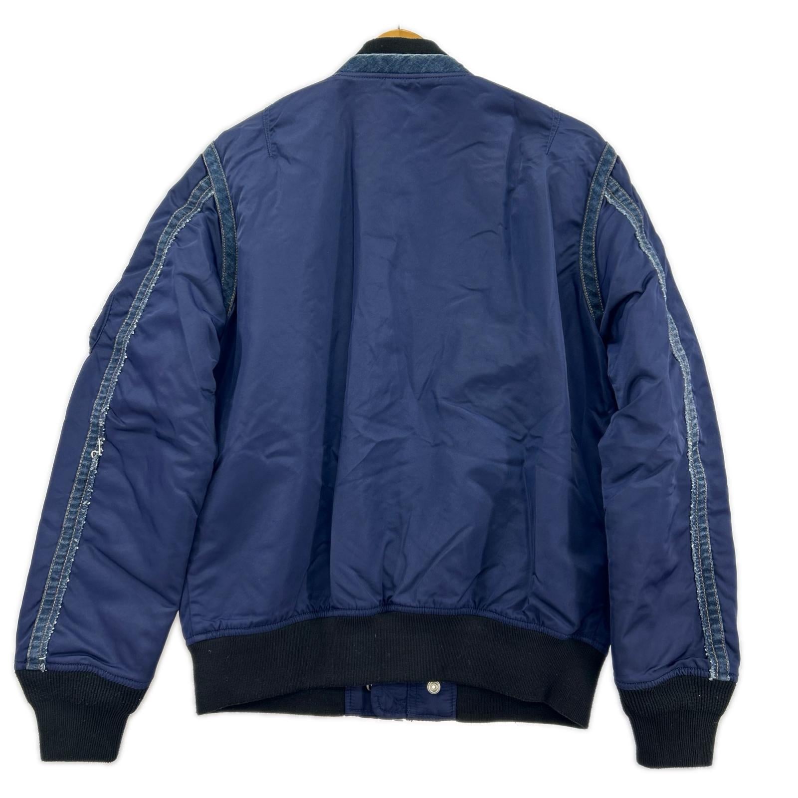 ジャケット DIESEL ﾃﾞﾆﾑ混ｼﾞｬｹｯﾄ ﾈｲﾋﾞｰ （S） S ネイビー