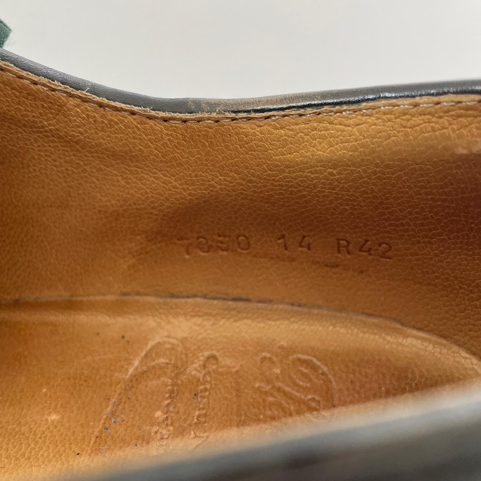 シューズ Paraboot 廃盤モデル ミカエル フォックス アザラシファー 42 ブラック