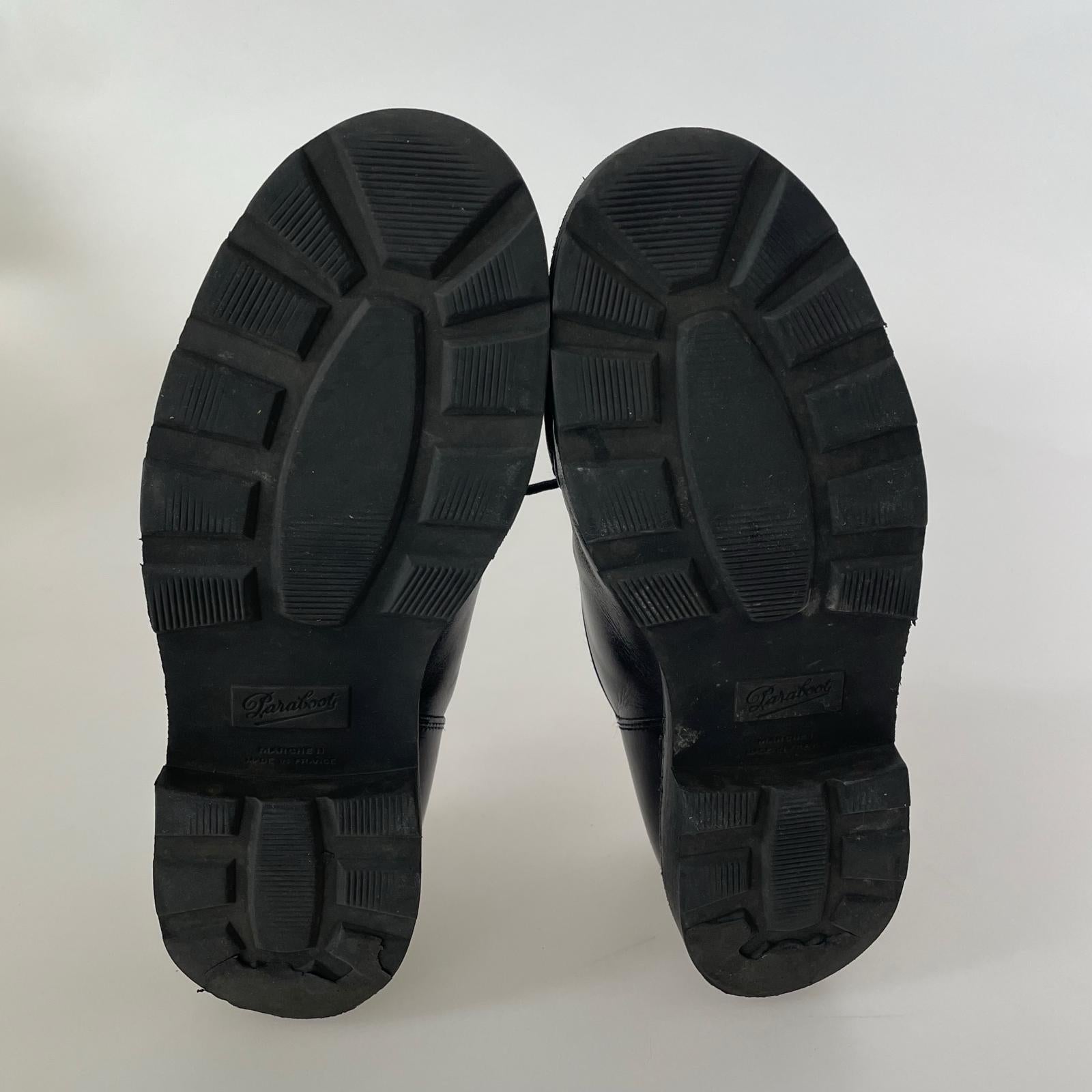 シューズ Paraboot 廃盤モデル ミカエル フォックス アザラシファー 42 ブラック