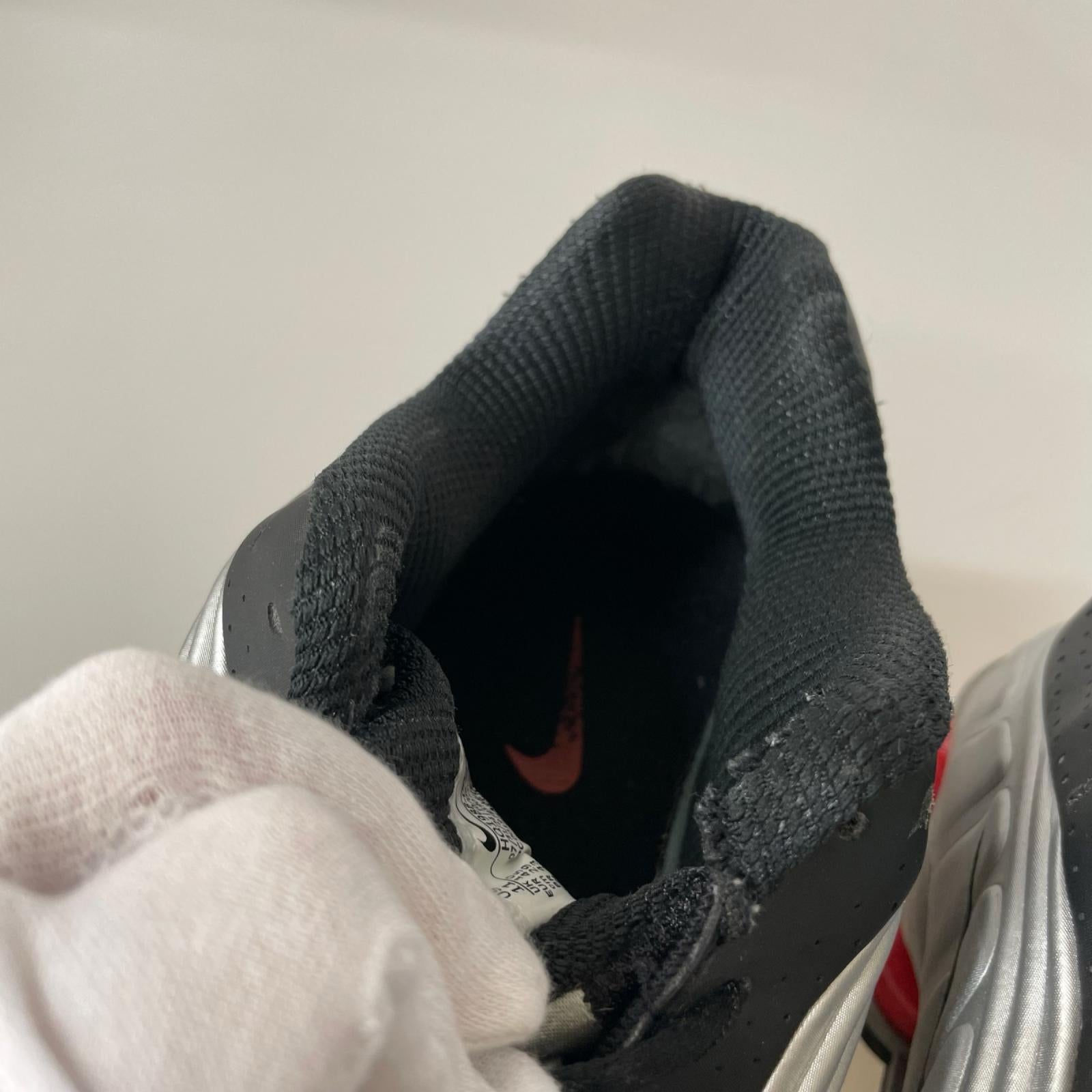 スニーカー Nike Shox R4 "Metallic Silver/Red" 2024 29cm (US11 UK10 1/2 EU48)