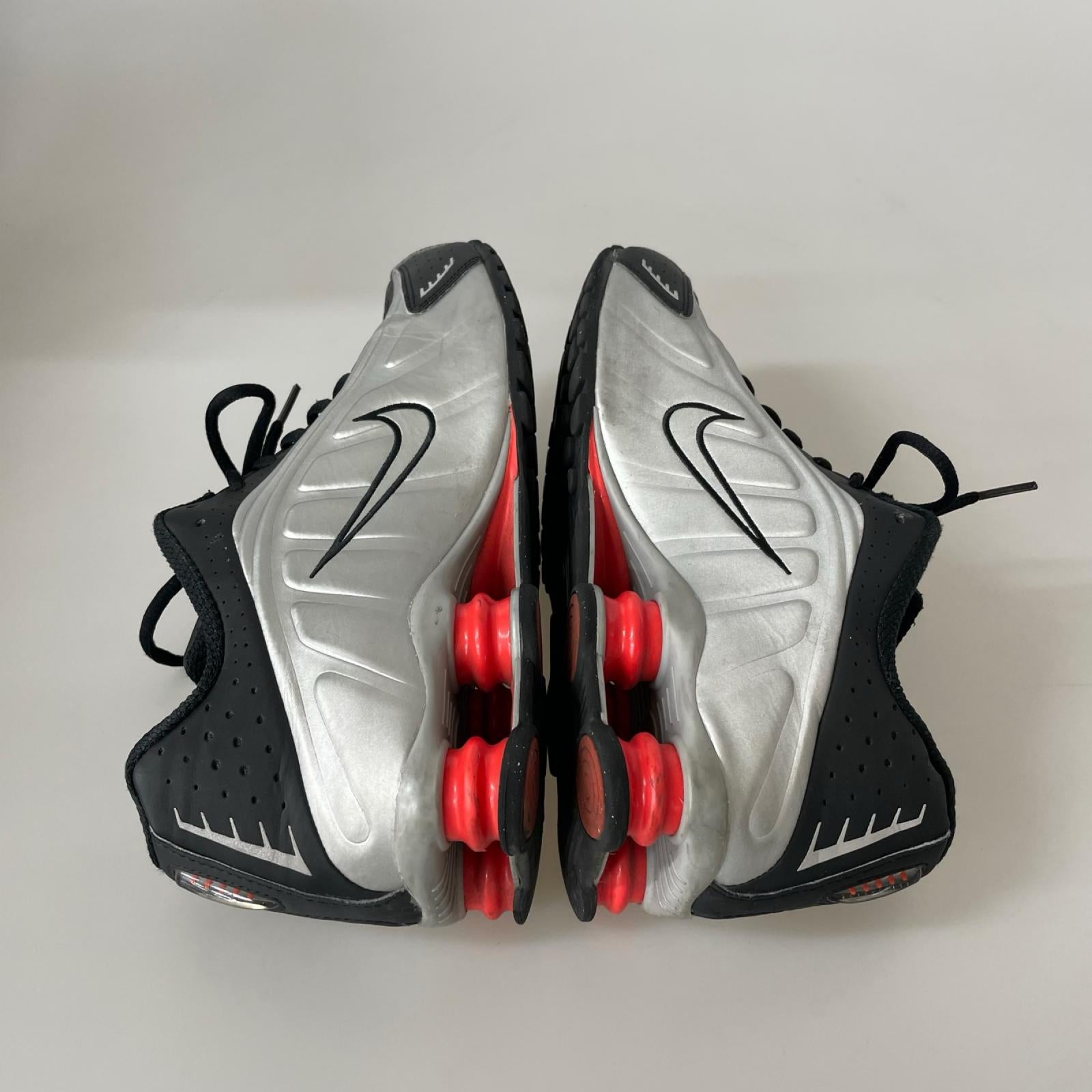 スニーカー Nike Shox R4 "Metallic Silver/Red" 2024 29cm (US11 UK10 1/2 EU48)