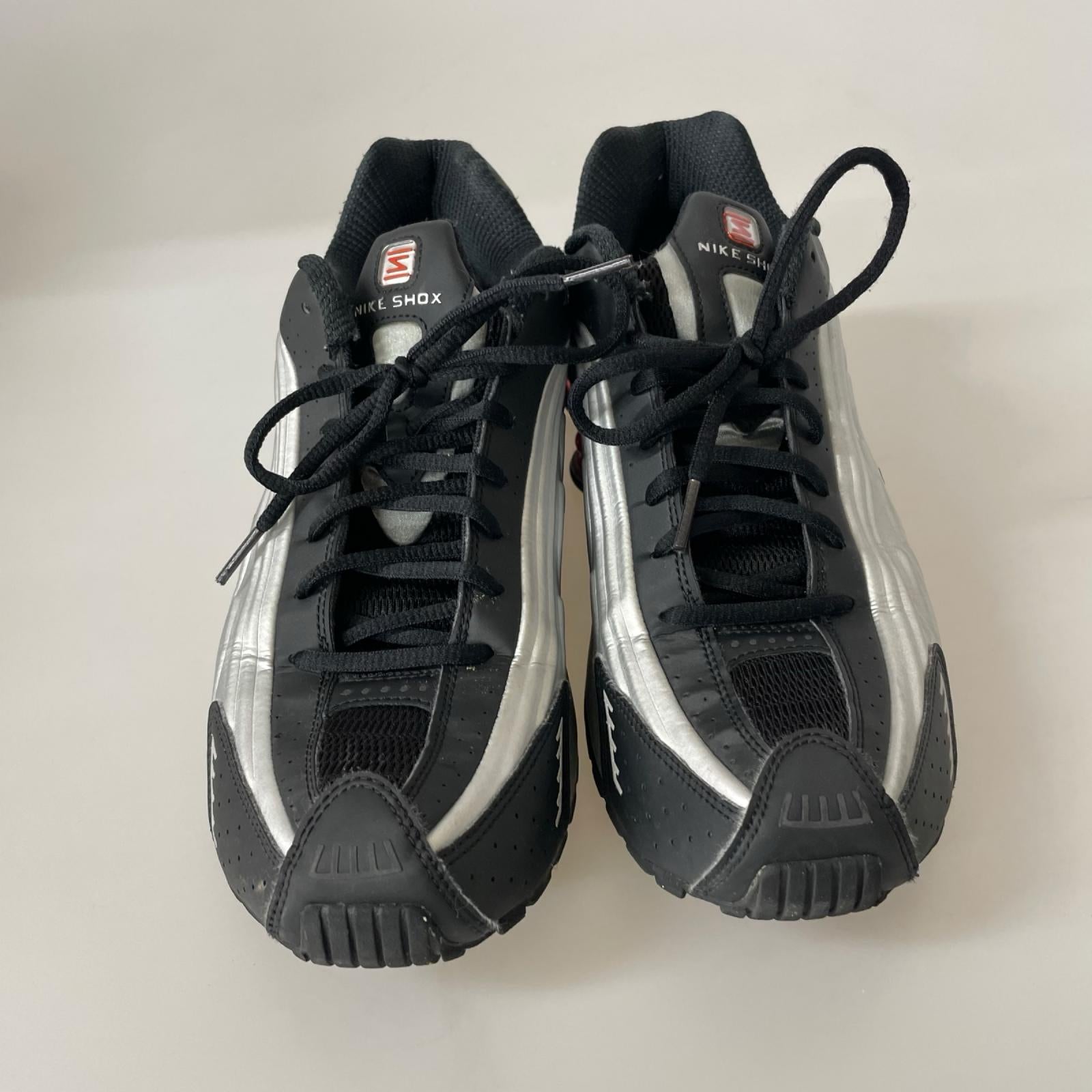 スニーカー Nike Shox R4 "Metallic Silver/Red" 2024 29cm (US11 UK10 1/2 EU48)
