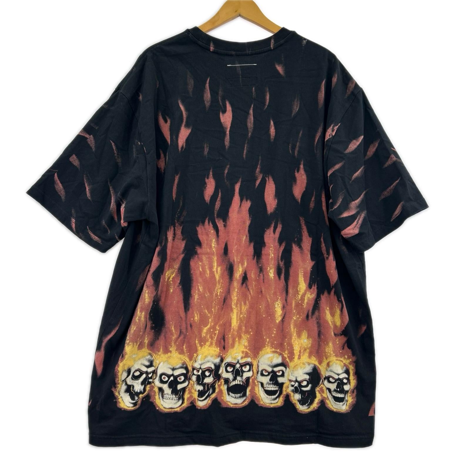 半袖Ｔシャツ Supreme×MM6 Liquid Blue Oversized Tee 黒 (L) L ブラック
