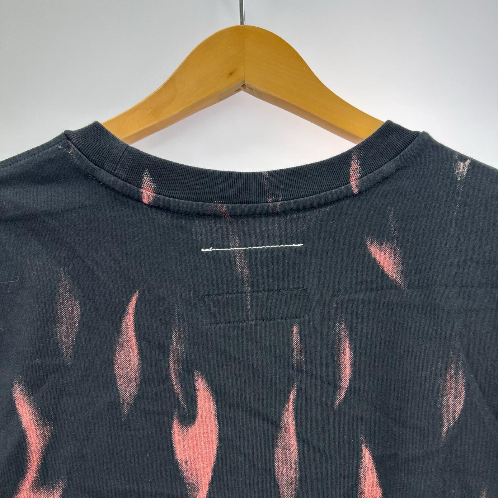 半袖Ｔシャツ Supreme×MM6 Liquid Blue Oversized Tee 黒 (L) L ブラック