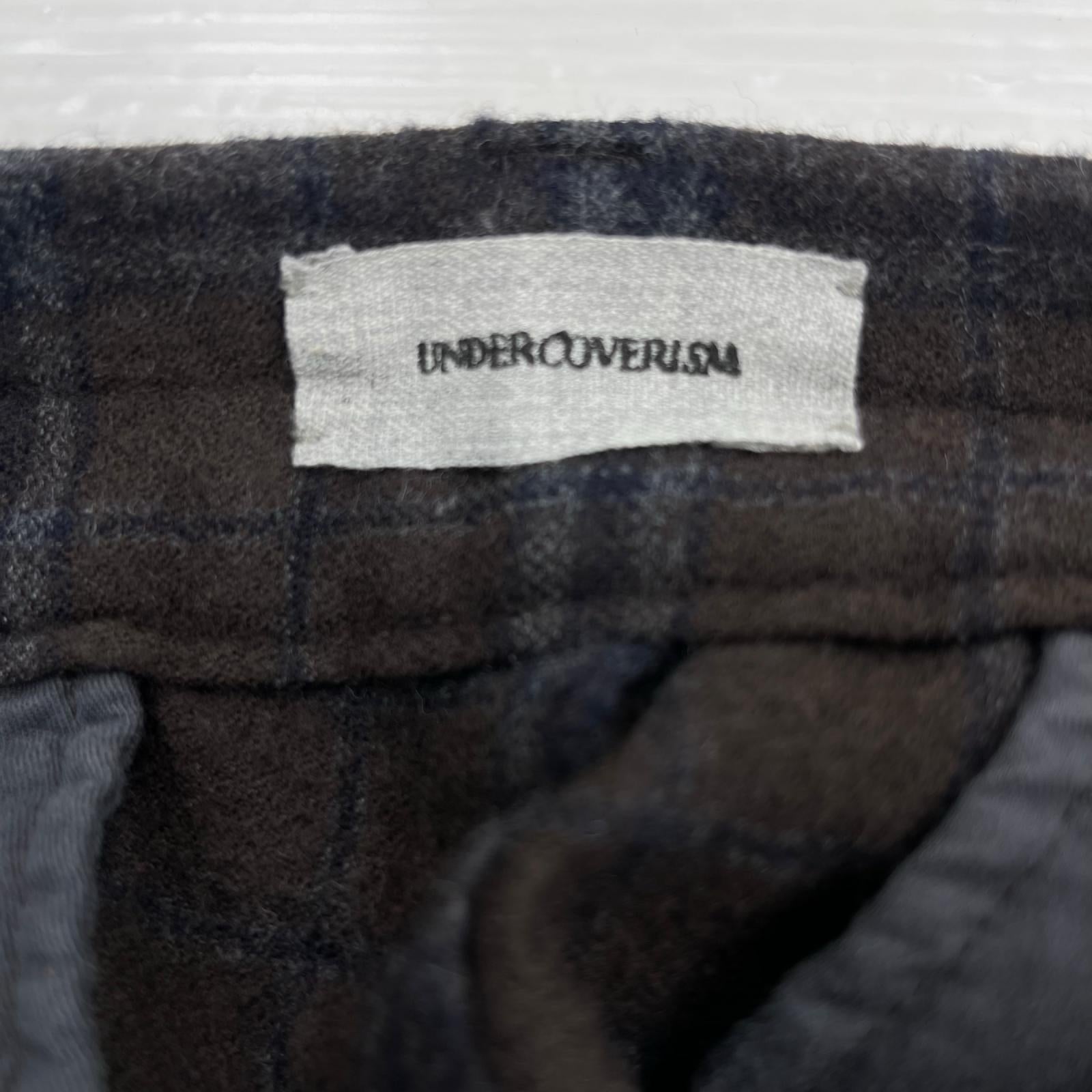 パンツ 07AW EarMuffManiac期 ｳｰﾙ ﾁｪｯｸ ﾌﾞﾗｳﾝ　(2） 2 ブラウン