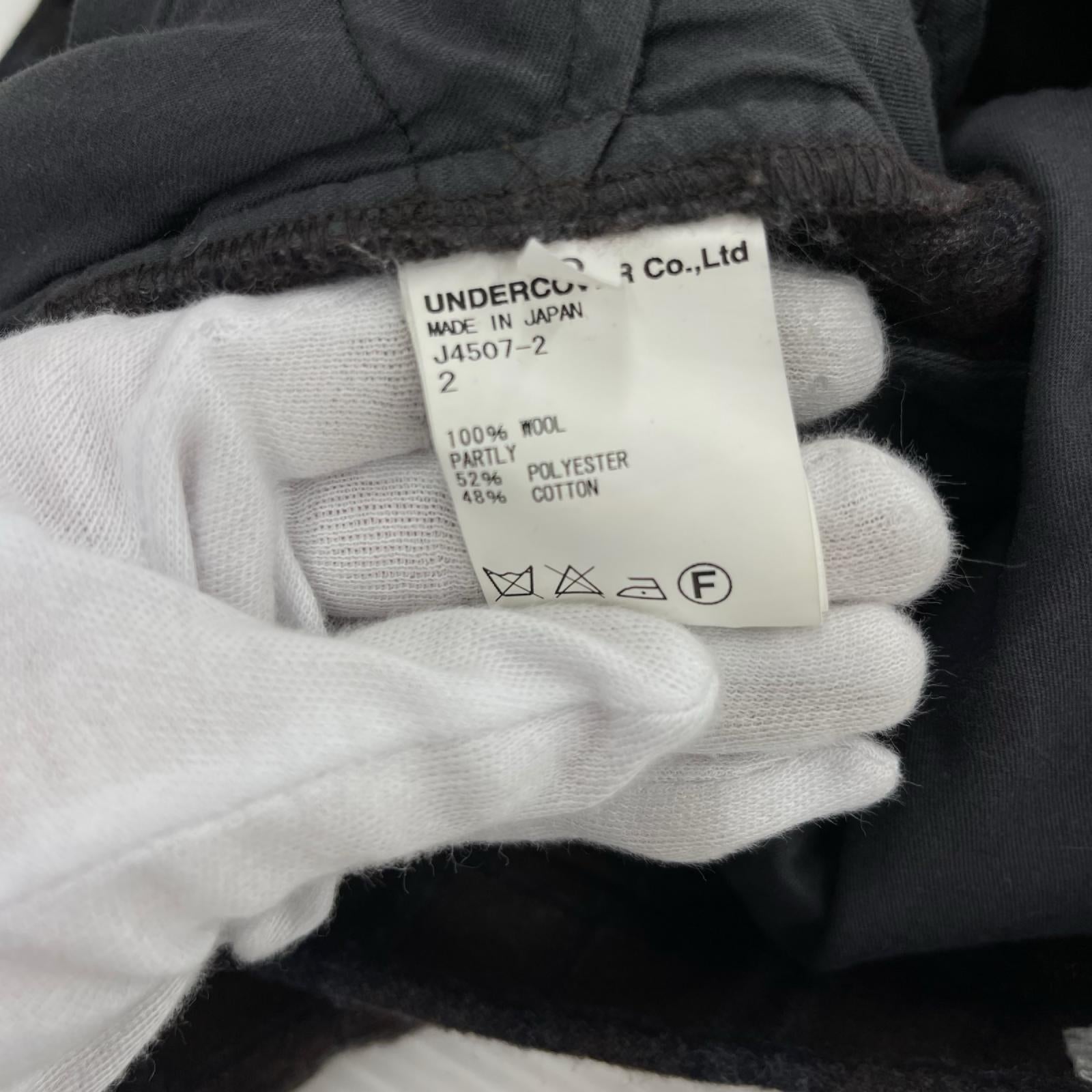 パンツ 07AW EarMuffManiac期 ｳｰﾙ ﾁｪｯｸ ﾌﾞﾗｳﾝ　(2） 2 ブラウン