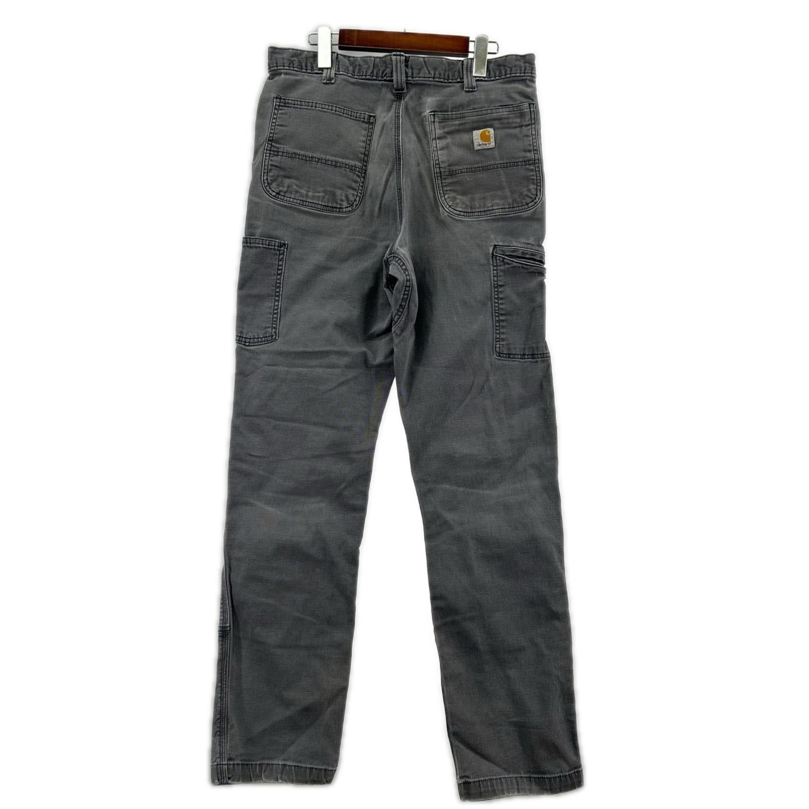パンツ Relaxed Fit ﾀﾞﾌﾞﾙﾆｰﾍﾟｲﾝﾀｰﾊﾟﾝﾂ ｸﾞﾚｰ 34 ブラック