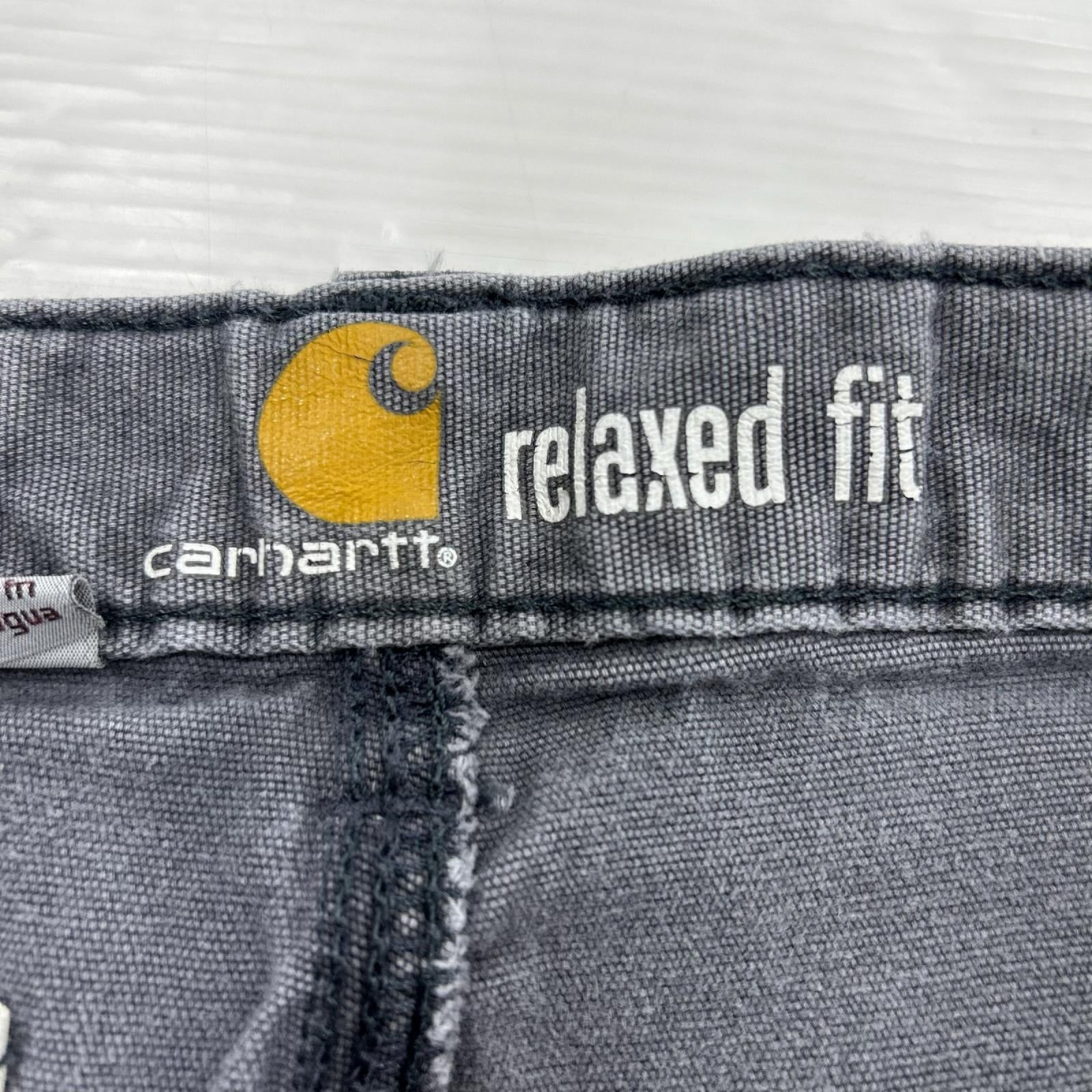 パンツ Relaxed Fit ﾀﾞﾌﾞﾙﾆｰﾍﾟｲﾝﾀｰﾊﾟﾝﾂ ｸﾞﾚｰ 34 ブラック