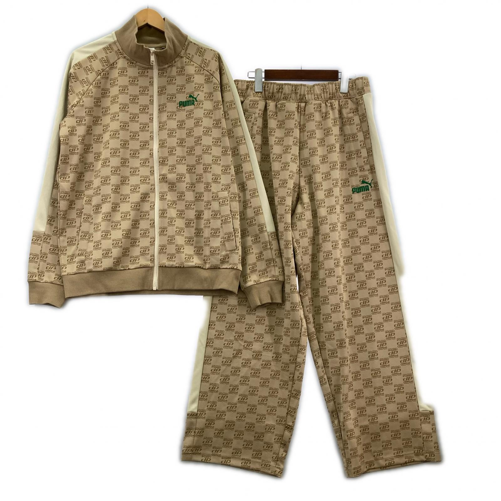 ジャケット PUMA CORE HERITAGE ｼﾞｬｶﾞｰﾄﾞ ｾｯﾄｱｯﾌﾟ L ベージュ